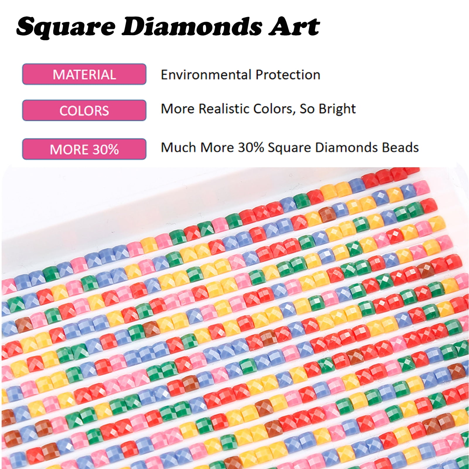 YALKIN Full Square Diamond Painting Kit for Adults (31.5 in x 11.8 in) h9fgi