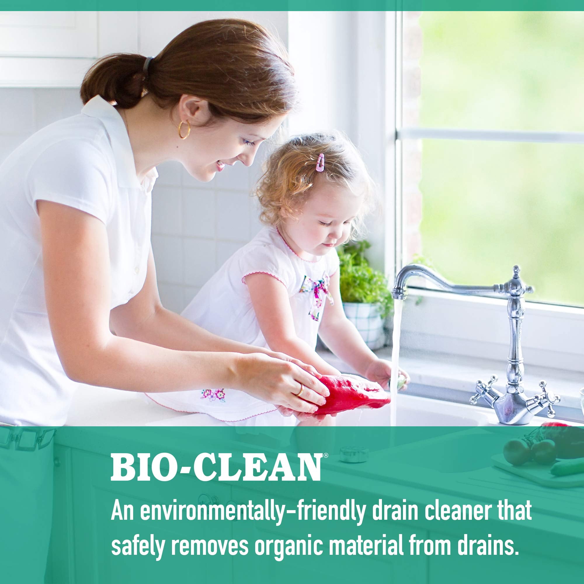 Bio-Clean Drain and Septic System Treatment (Natural Enzyme Cleaner, 32 oz) ug7wb