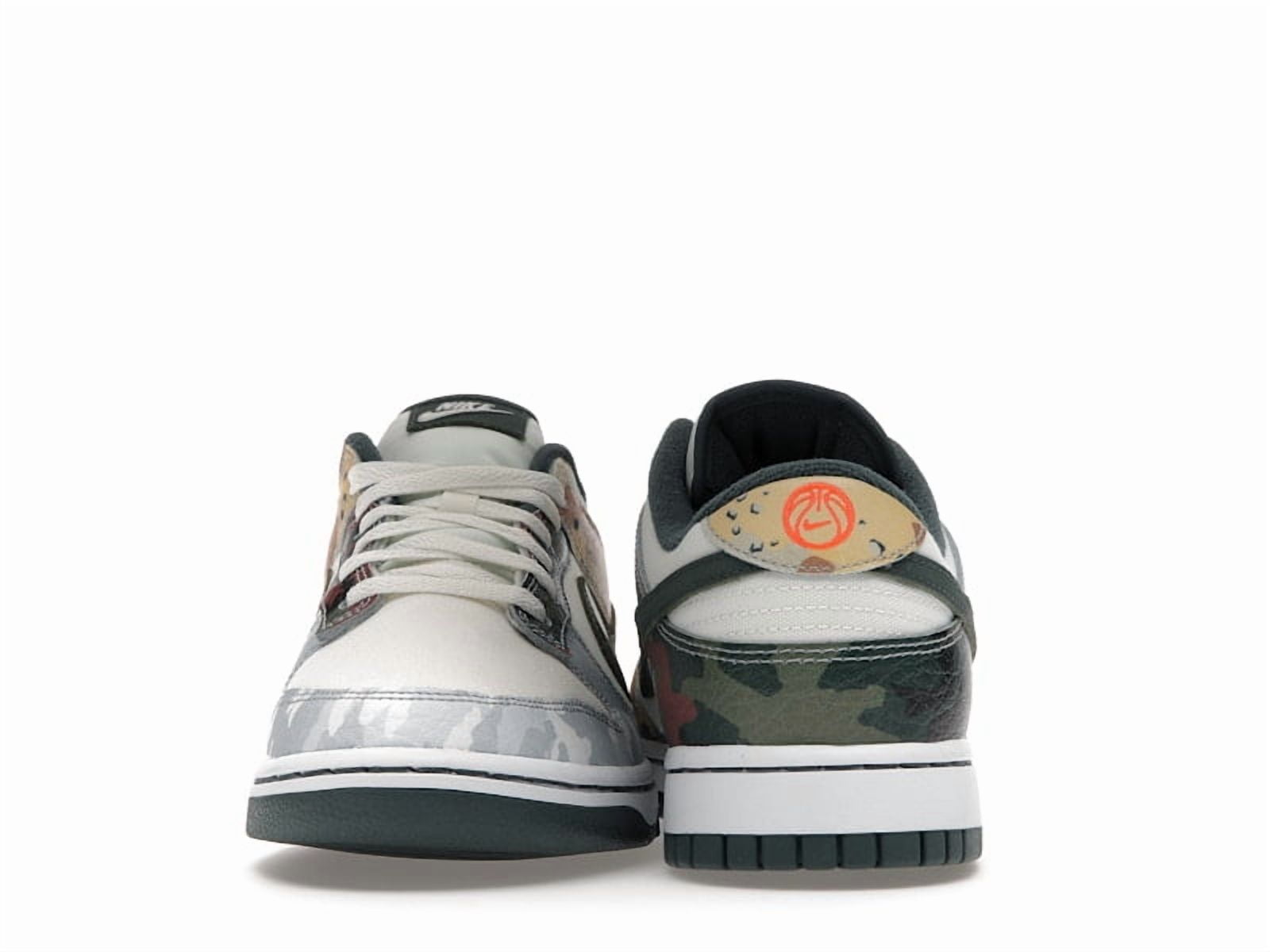 Nike Dunk Low SE Multi-Camo Athletic Sneakers (Orange, 11 US) hwrq2 - Image 4