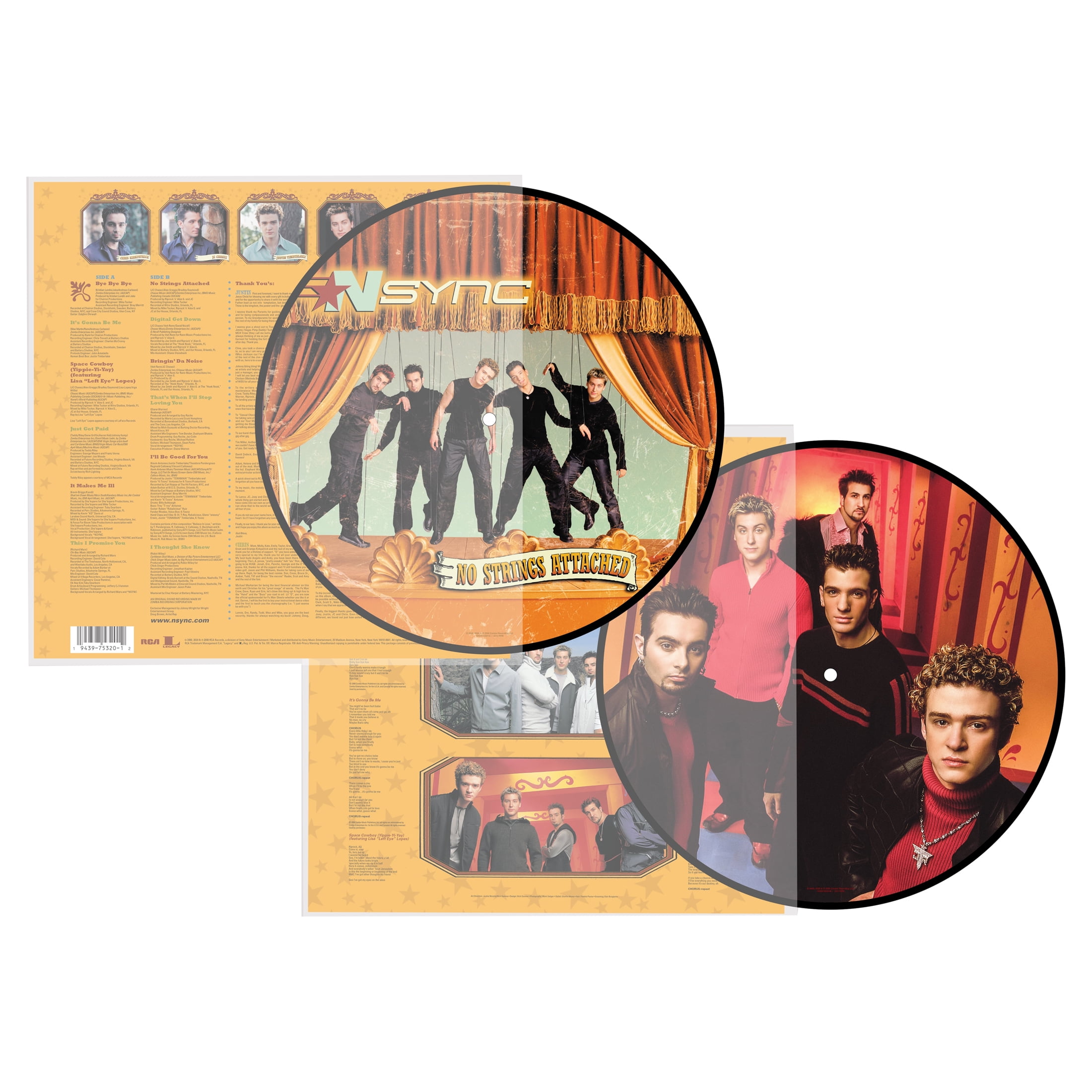 Sony Music N Sync No Strings Attached 20th Anniversary Edition Vinyl Record (12 in) 892s9