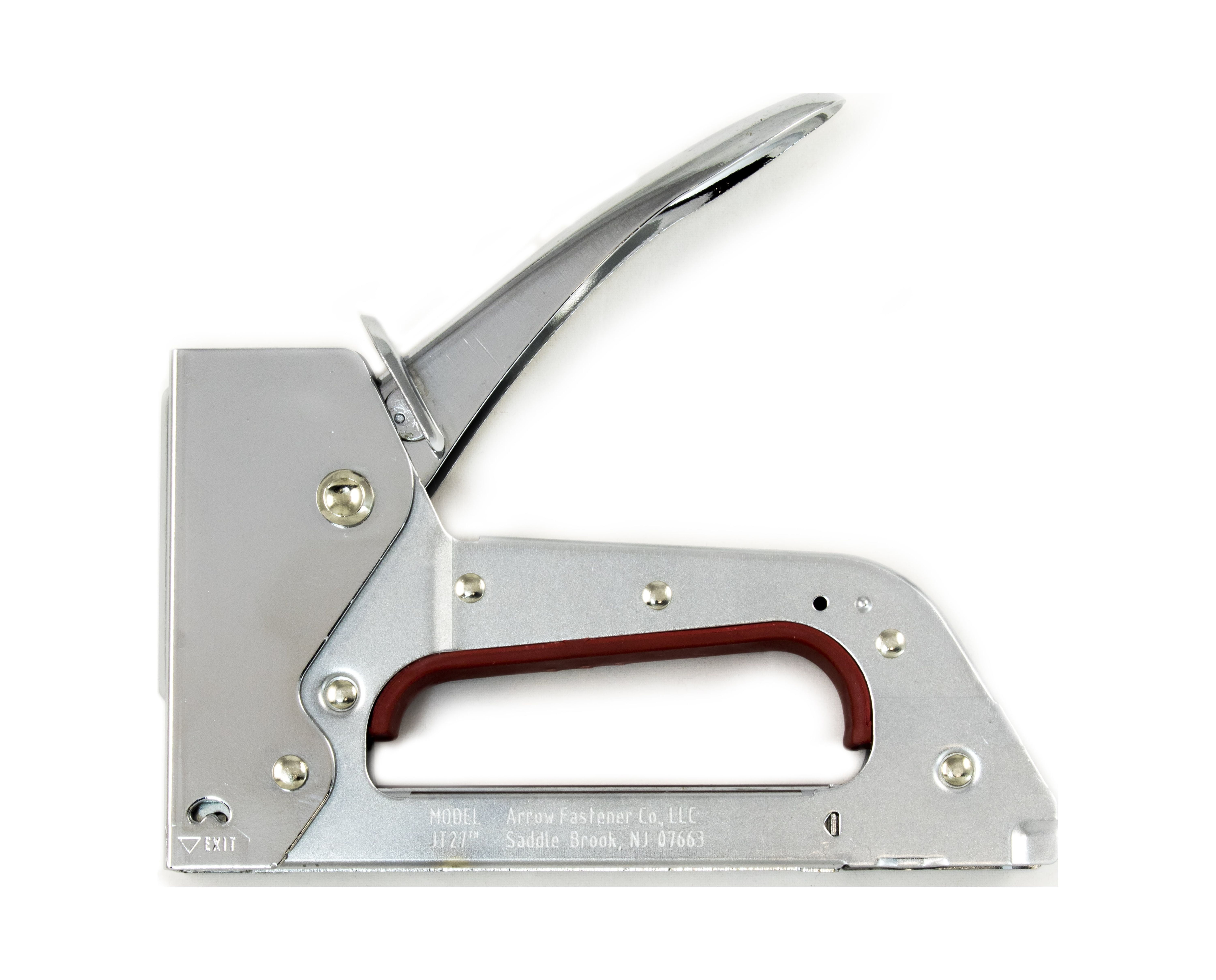 Arrow JT27 Light-Duty Chrome Finish Manual Staple Gun (Silver, 1 Pack) nz7cc
