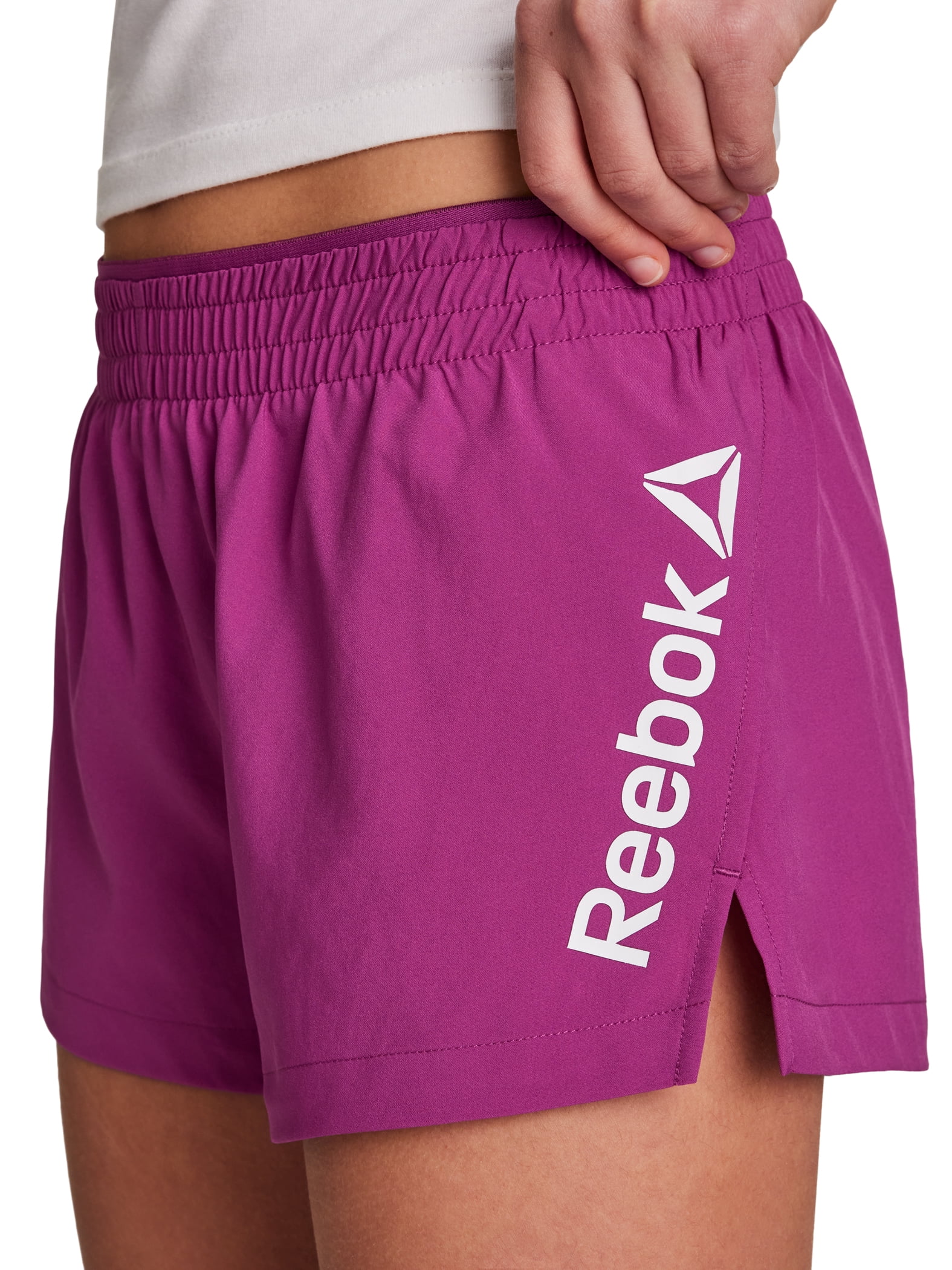 Reebok Girls Staple Athletic Shorts (Black, Size 4-18) fmgfm
