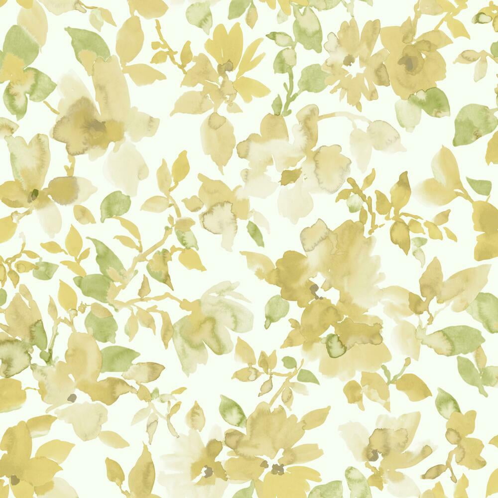 RoomMates Floral Peel and Stick Wallpaper, Removable Self-Adhesive Wall Decor (Light Pink, 28.18 sq ft) 01qoa