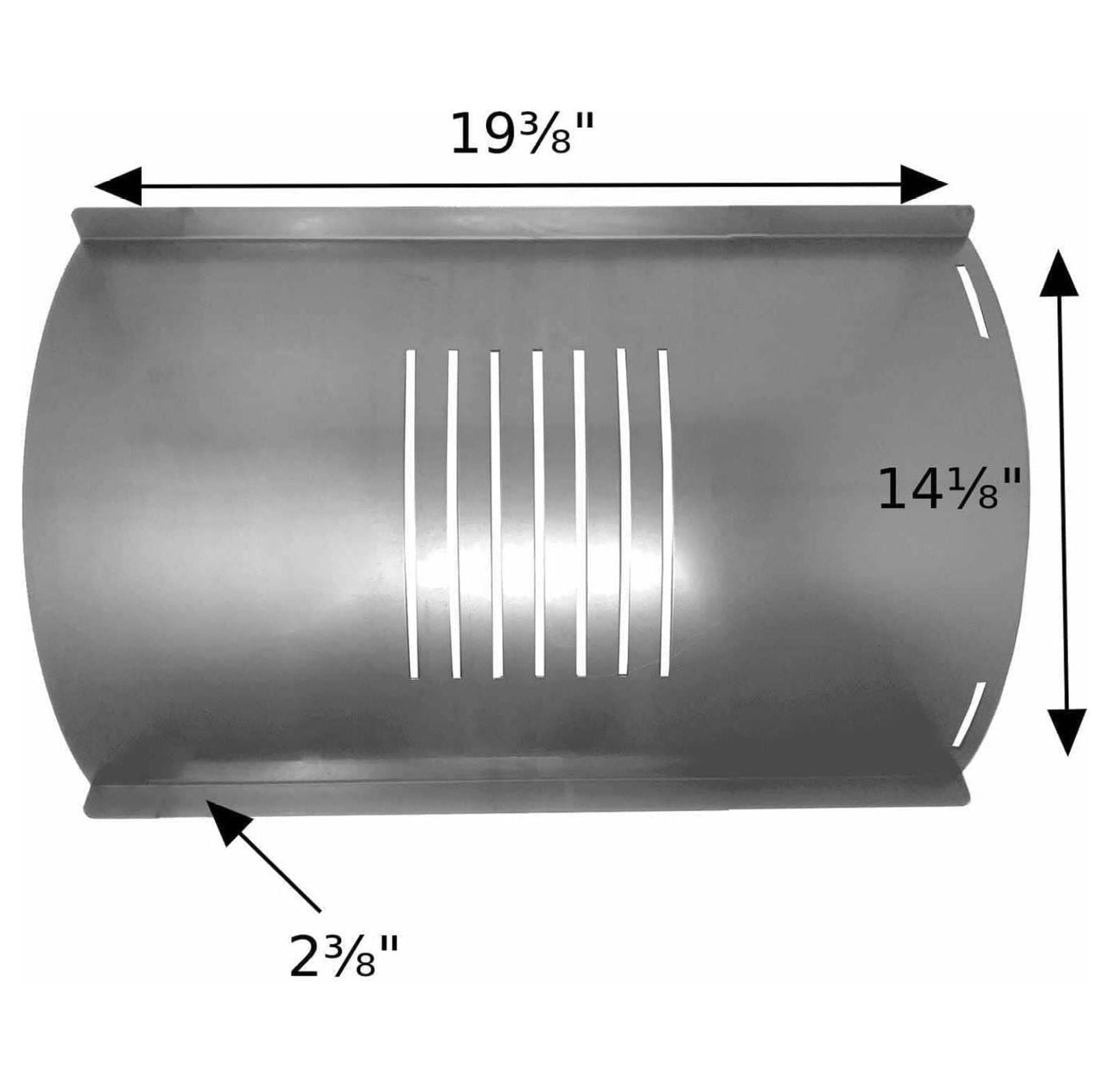 RWYWALRWY Flame Broiler Bottom Replacement for Lexington Pellet Grills (19-3/8 in x 14-1/8 in) 9wkti