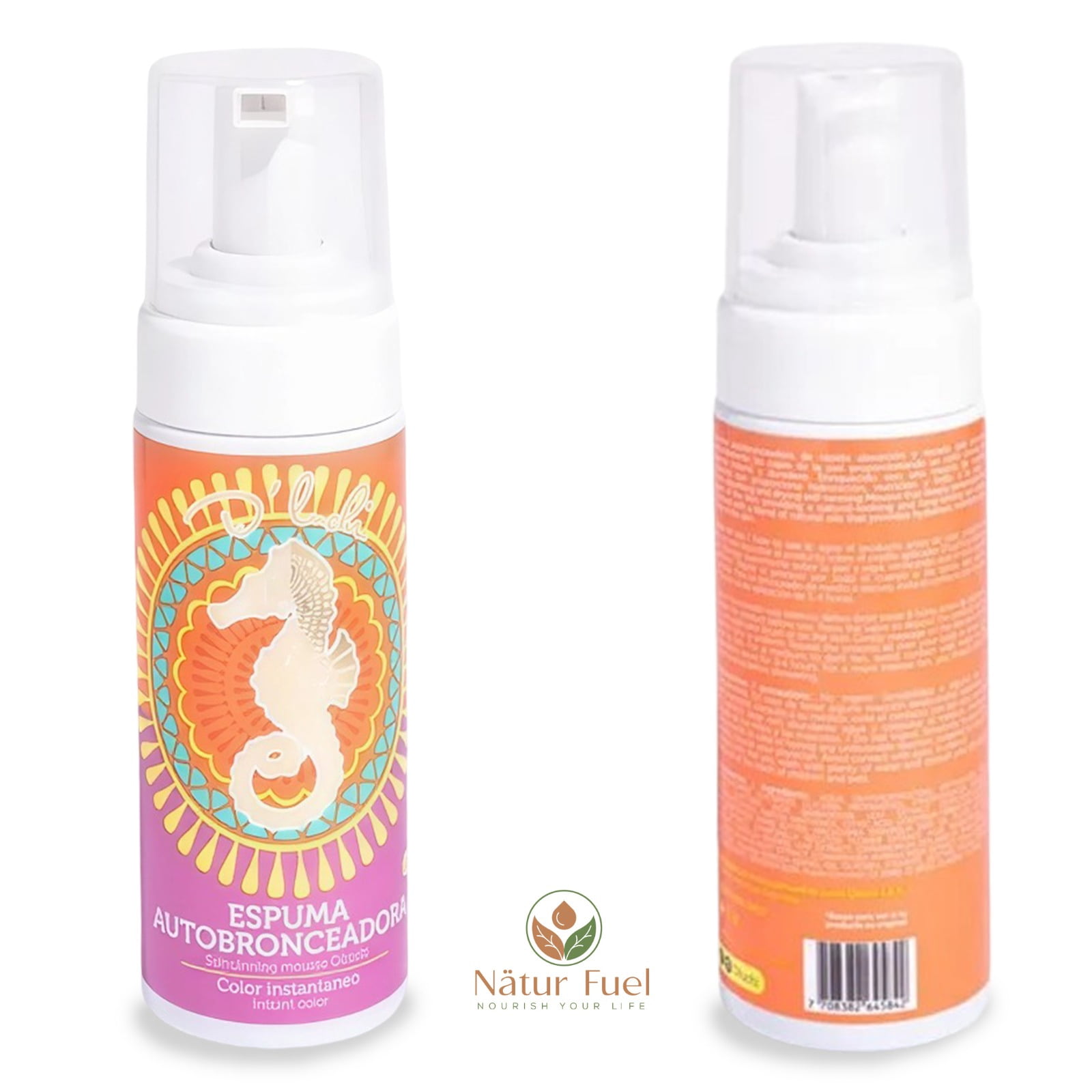 D’Luchi Self-Tanning Mousse, Hydrating Sunless Tanner with Aloe Vera & Jojoba (Medium Caramel, 5.07 fl oz) nnnar