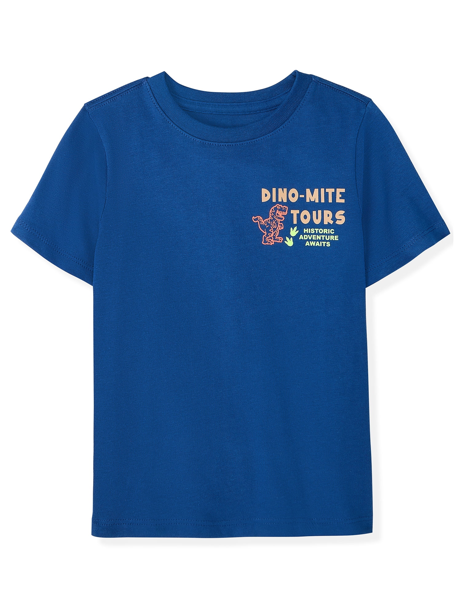Garanimals Baby & Toddler Boy Graphic Short-Sleeve T-Shirts (Blue, 3-Pack) tu780