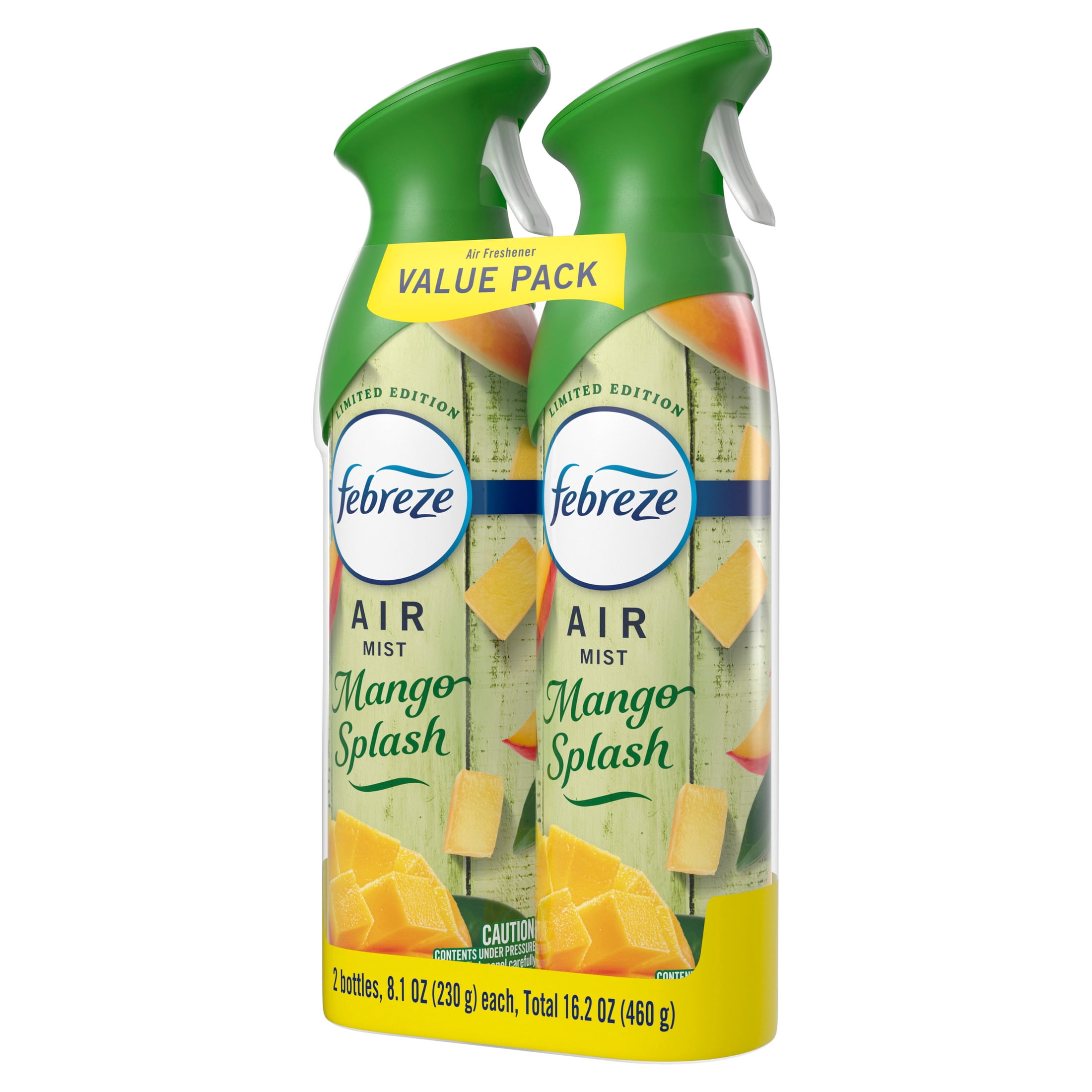 Febreze Air Mist Air Freshener Spray, Mango Splash Scent (8.1 oz, 2 Pack) p4ysn