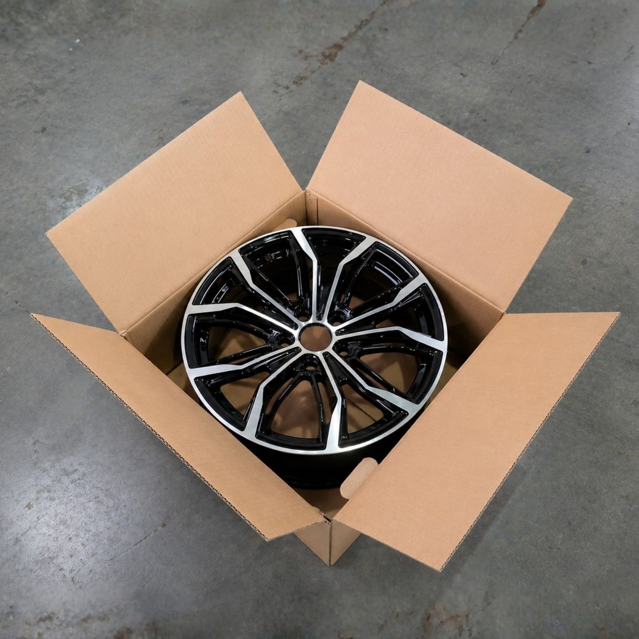 NextSet Wheels 17 in Alloy Wheel Rim (Black Machined, 5x100 Bolt Pattern) r21c1