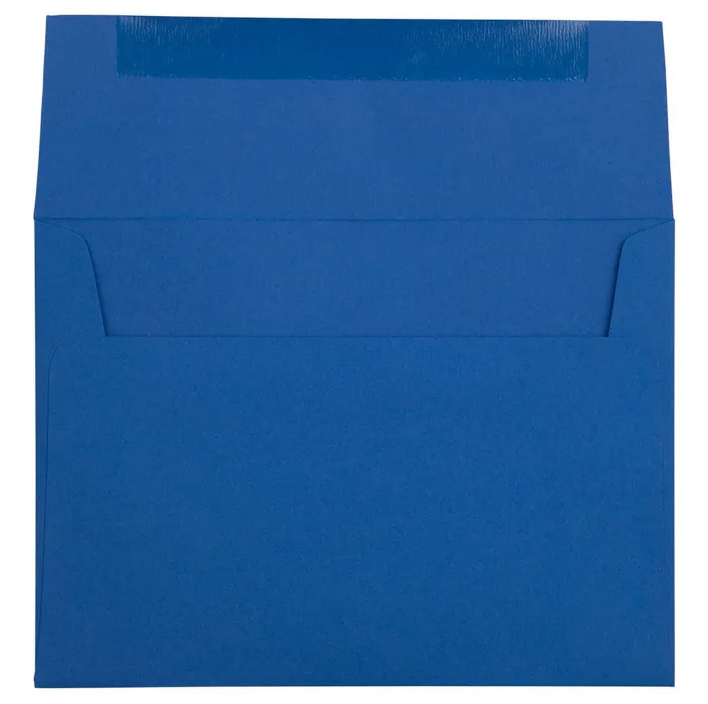 JAM Paper A7 Envelopes, Premium Stationery Mailing Envelopes, Dark Blue (5.25 in x 7.25 in, 25/Pack) rdk16