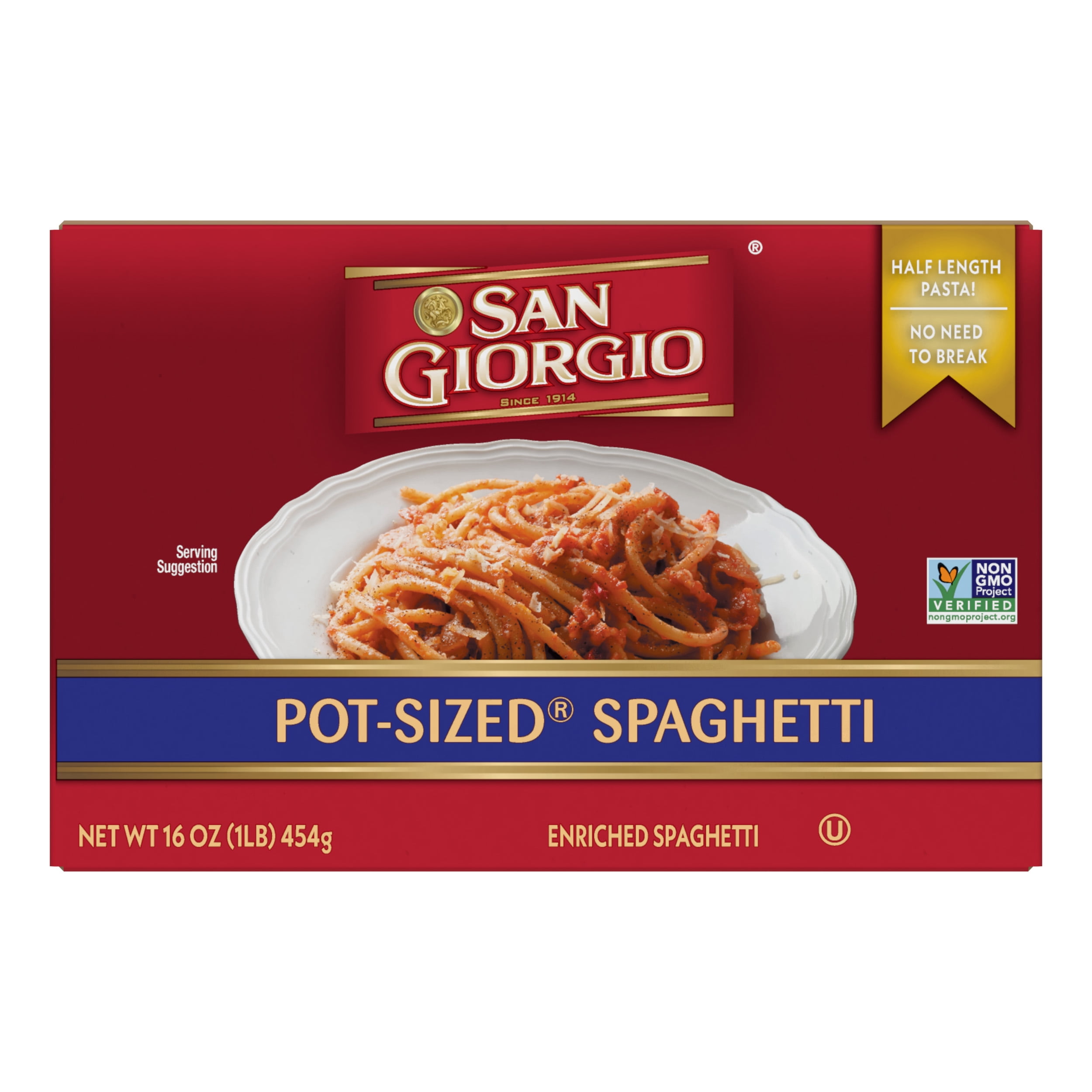 San Giorgio Spaghetti Pasta Enriched Semolina (16 oz) b5eoz