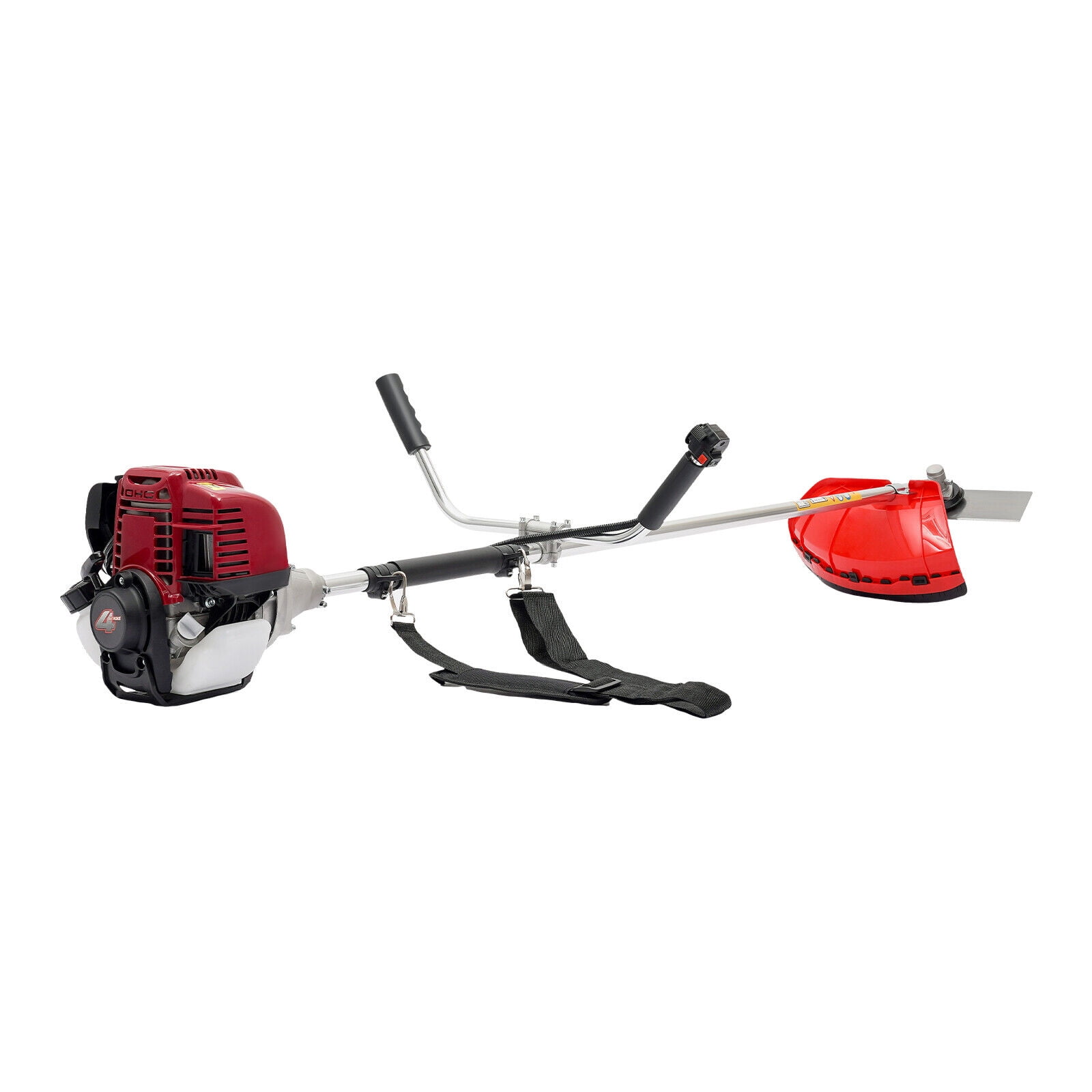 Generic 2-in-1 Gas Grass Trimmer and Edger, 35.8CC 4-Stroke Engine Powered Lawn Mower (Black, 5.24 ft) 6cltq