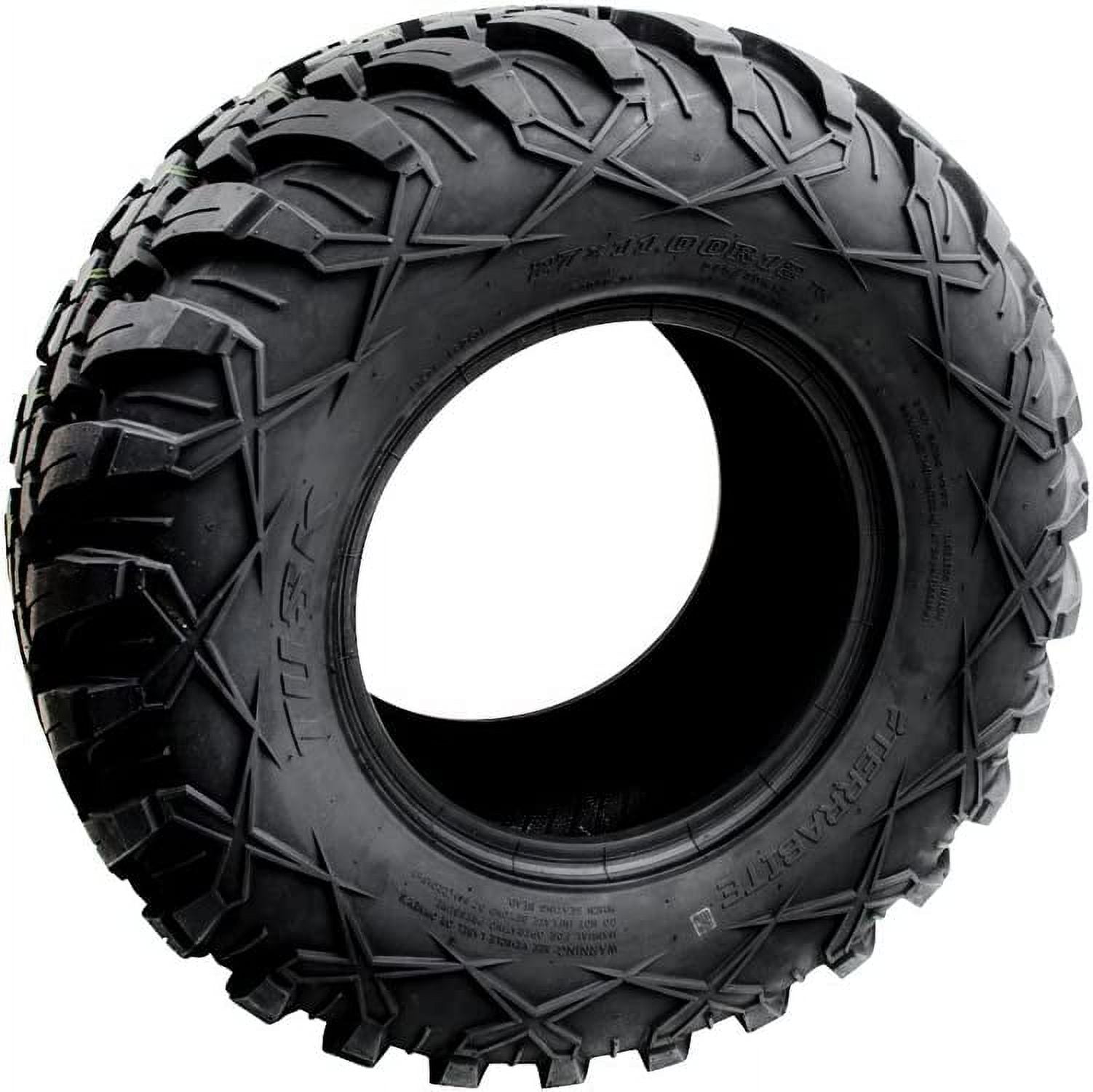 Tusk Terrabite UTV ATV Radial Tires (Set of 4, 27x9-14 Front and 27x11-14 Rear) h3kdh