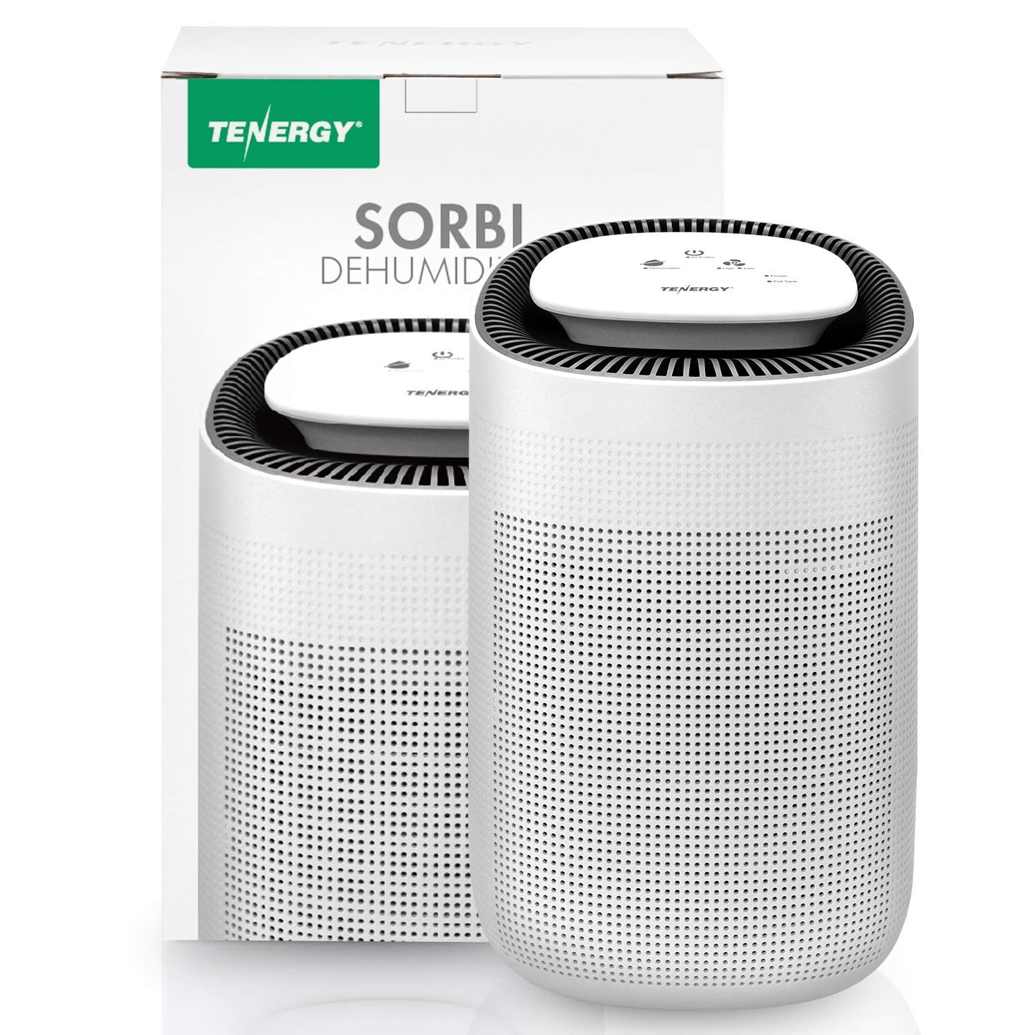 Tenergy Dehumidifier with HEPA Filter and Automatic Shutoff (White, 25.36 fl oz) 1ee3r