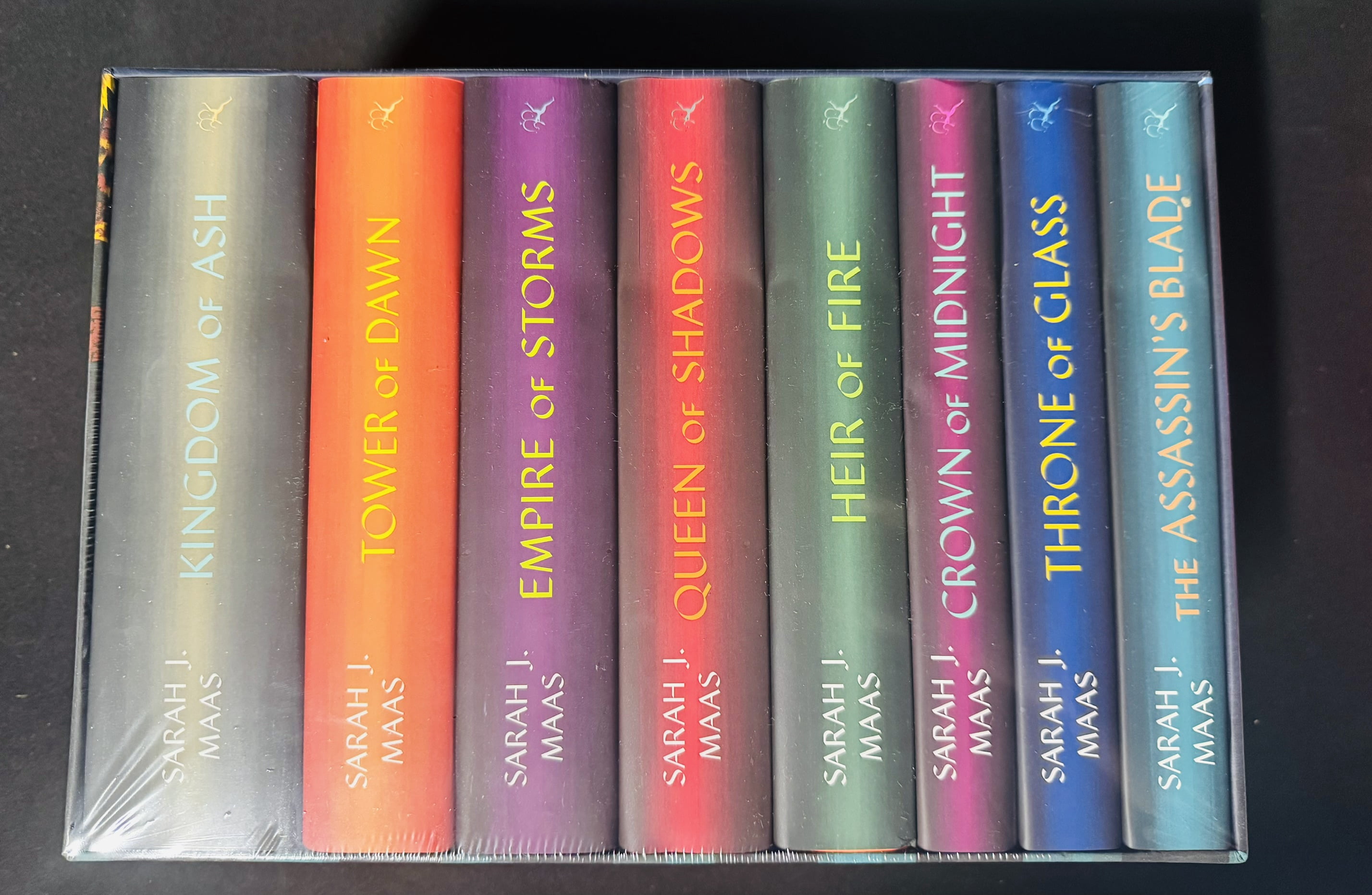 Sarah J. Maas Throne of Glass Hardcover Box Set (Complete Series Collection) bhoz7
