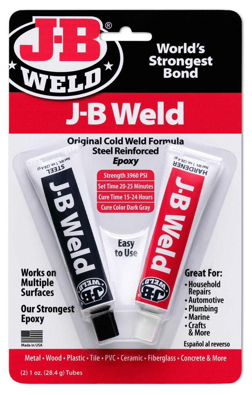 J-B Weld 8265-S ColdWeld Epoxy Adhesive (Grey, 2 Pack, 1 oz) gqowd - Image 2