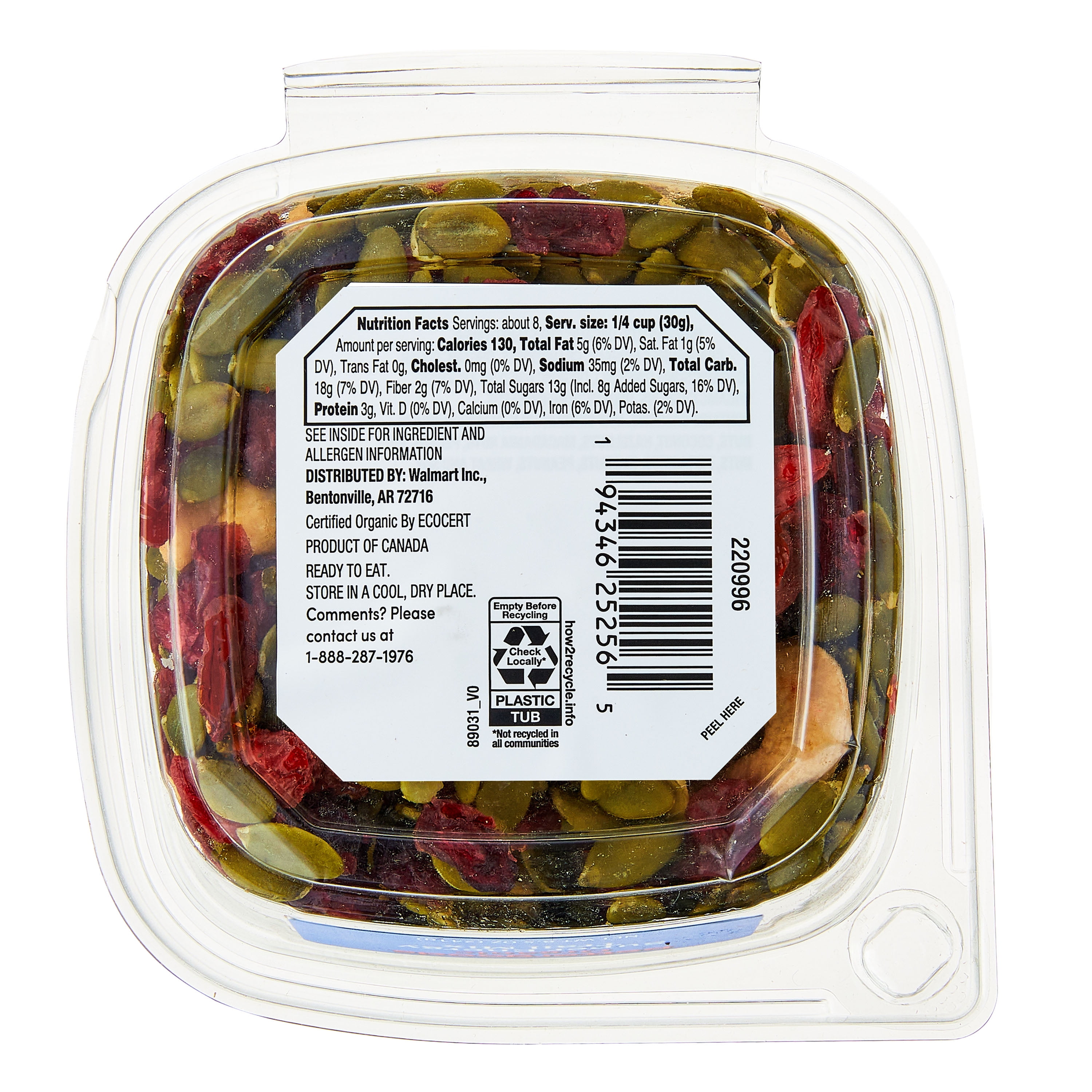bettergoods Organic Super Energy Trail Mix, Nutrient-Dense Snack Blend (8.5 oz) 28s6d