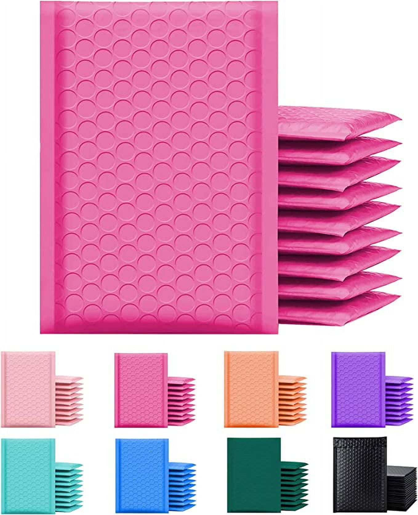 Yens Poly Bubble Mailer Padded Shipping Envelopes (Hot Pink, 10.5 x 15 in, 200 Pack) 4gx8r