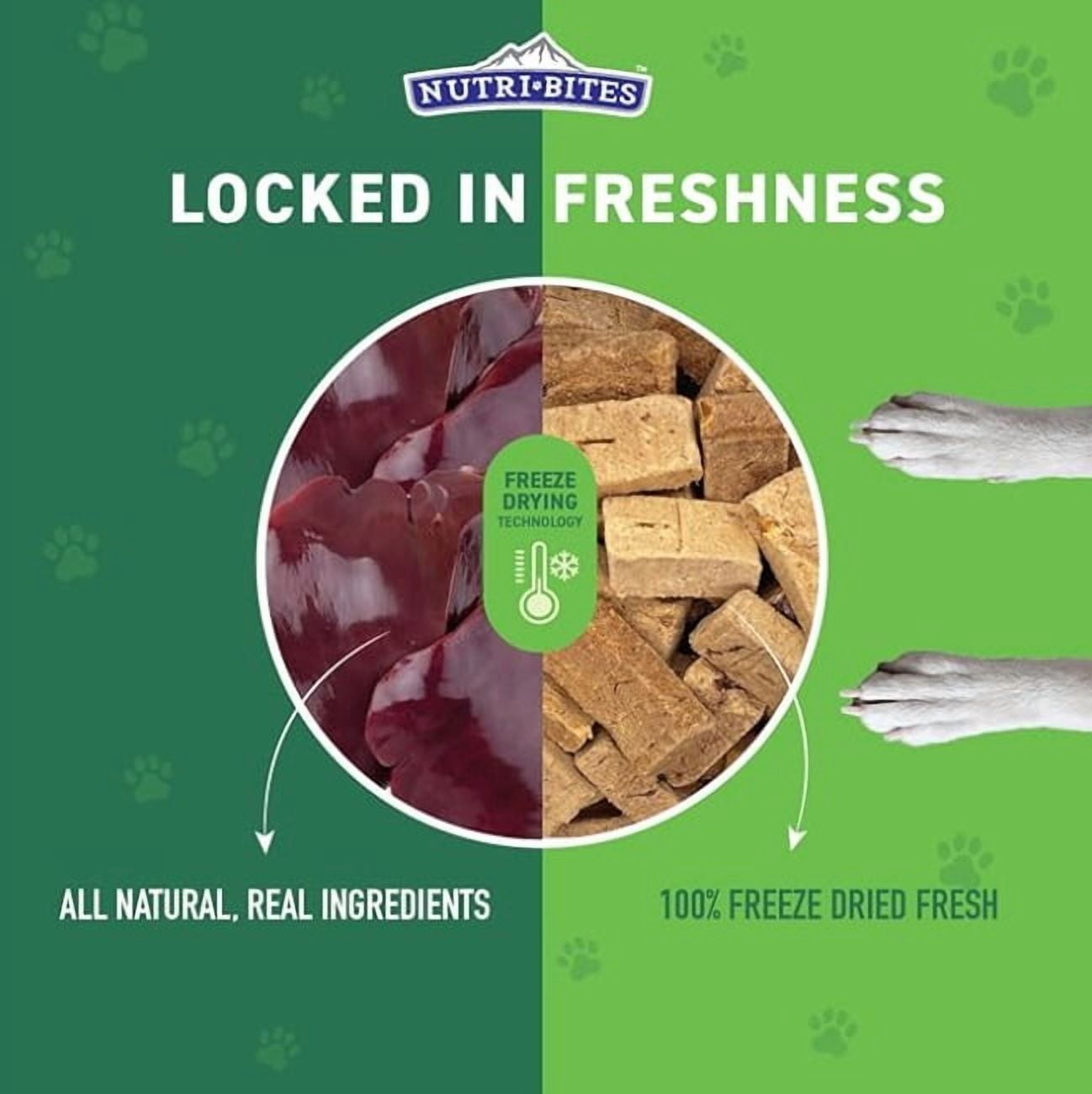 Canature Global NutriBites Freeze Dried Beef Liver Dog and Cat Treats (Natural, High-Protein) (54 oz, 2-Pack) l4u8g