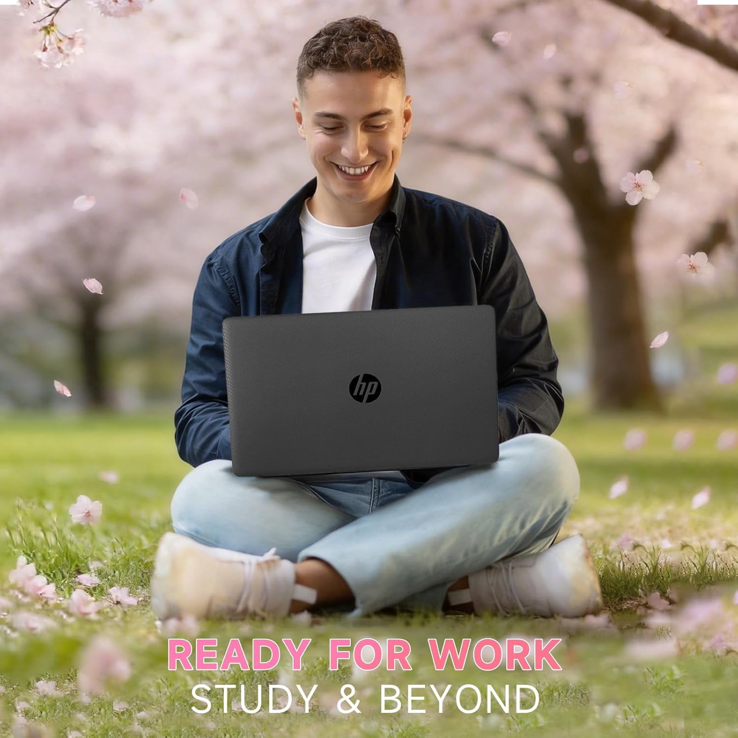 HP 255 G10 Business Laptop (15.6 in FHD, AMD Ryzen 7 7730U, 16GB RAM, 512GB SSD, Windows 11 Pro, Black) bhvy2