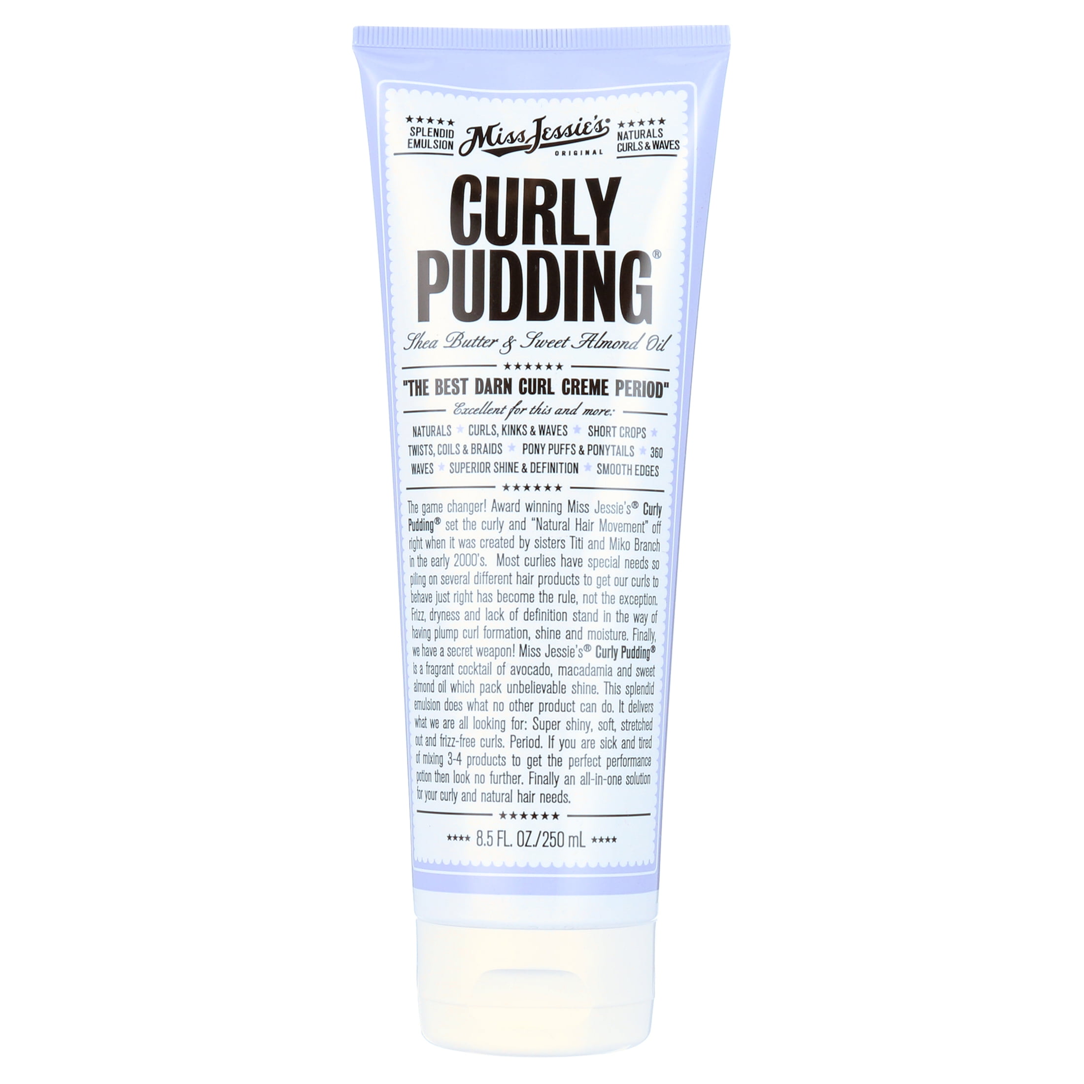 Miss Jessie's Curly Pudding Hair Styling Cream for Defined Curls (8.5 oz) k7l4w