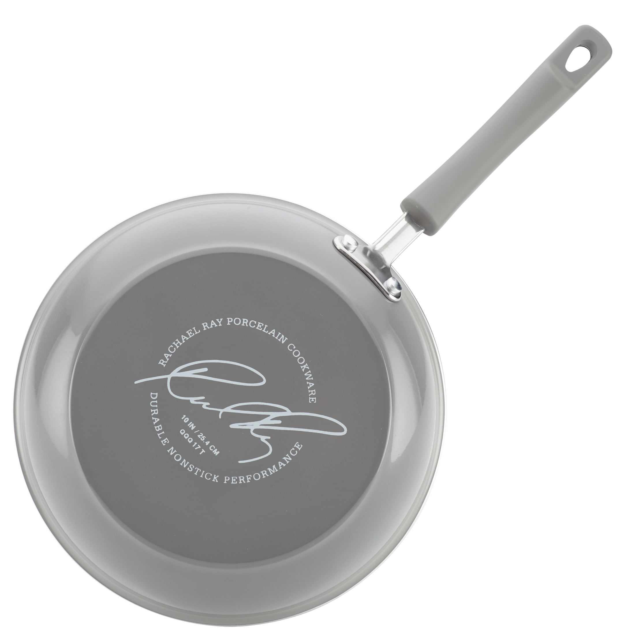 Rachael Ray 15 Piece Hard Enamel Nonstick Cookware Set (Gray, 15 Piece) phfly