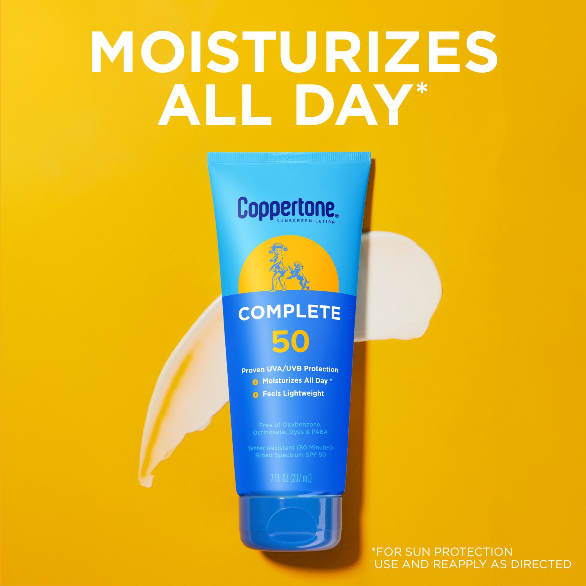 Coppertone Complete Sunscreen Lotion, SPF 50 Broad Spectrum Protection (7 oz) frhp3