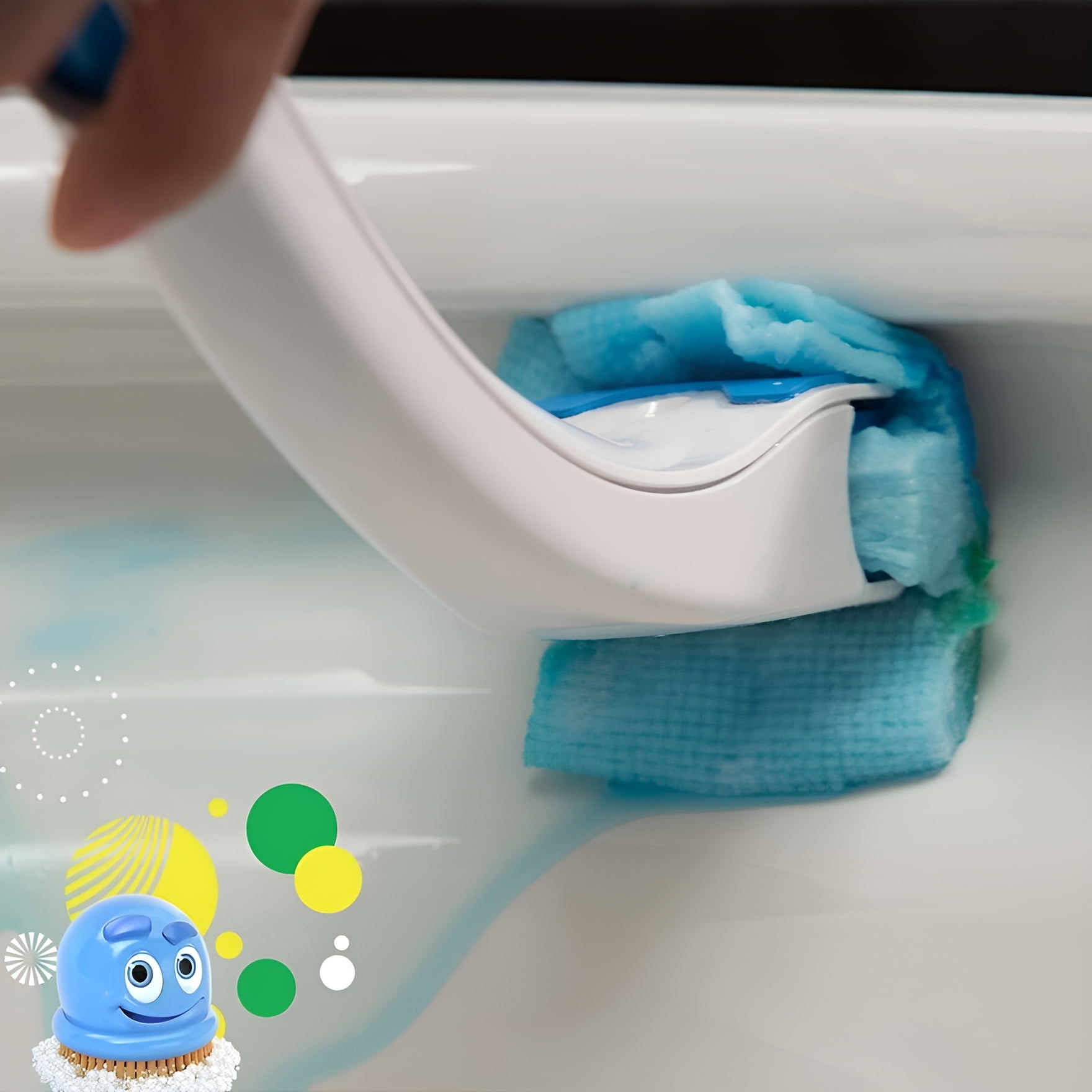 Scrubbing Bubbles Fresh Brush Flushable Toilet Bowl Cleaner Refills (Floral Fusion, 10 ct) 072o7