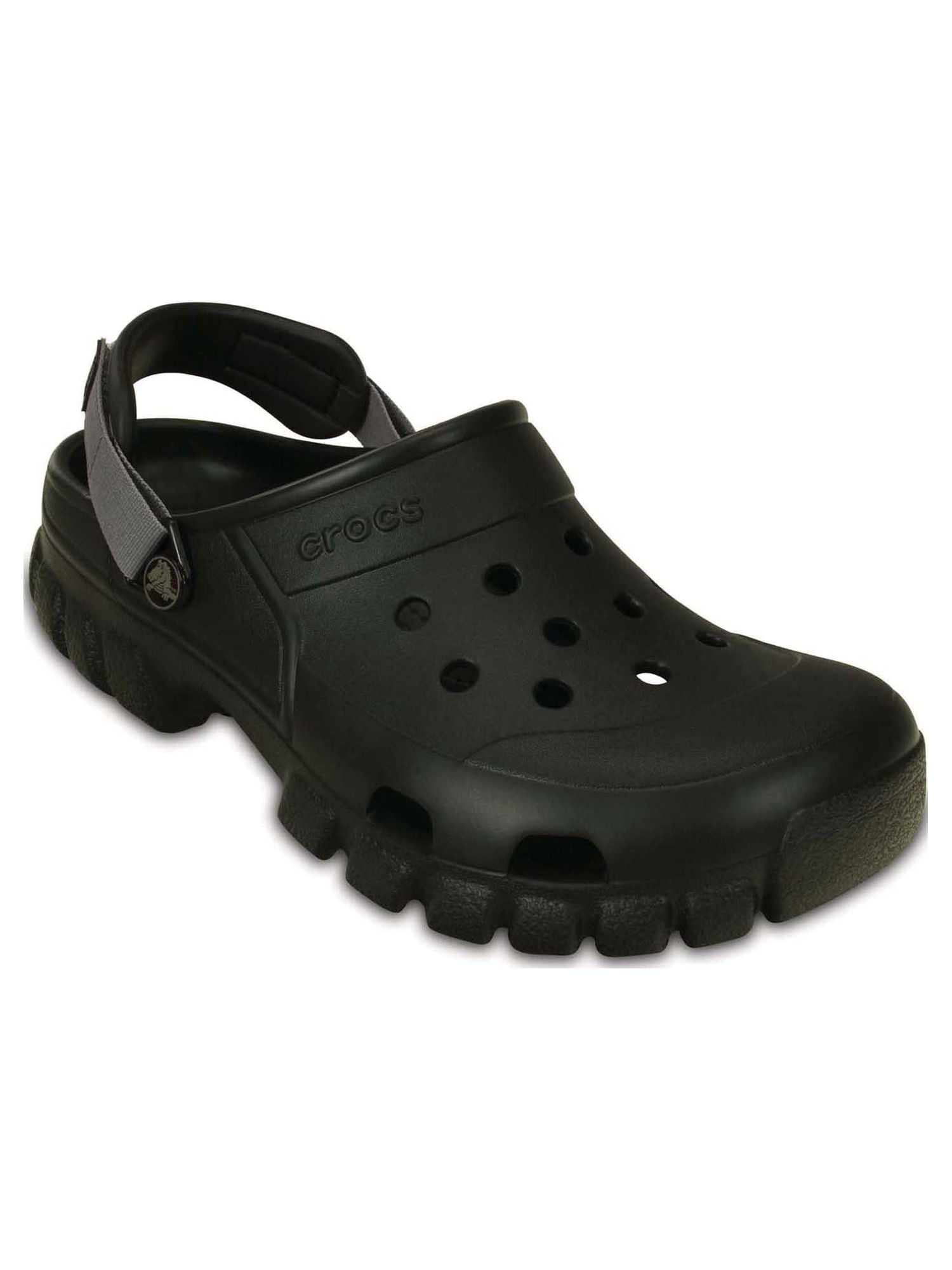 Crocs Offroad Sport Clogs Lightweight Durable Outdoor Footwear (Black, 10 US Men / 12 US Women) bdyct