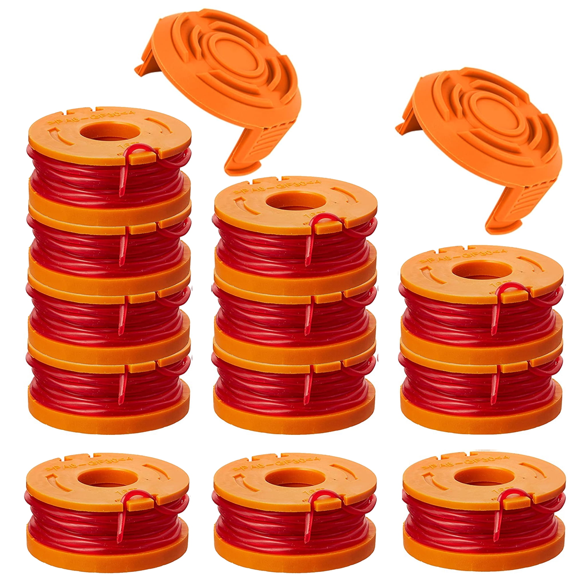 AMI PARTS WA0010 Replacement Trimmer Line Spools for Worx Grass Trimmers (12 Pack, 10 ft, 0.065 in) d07cw