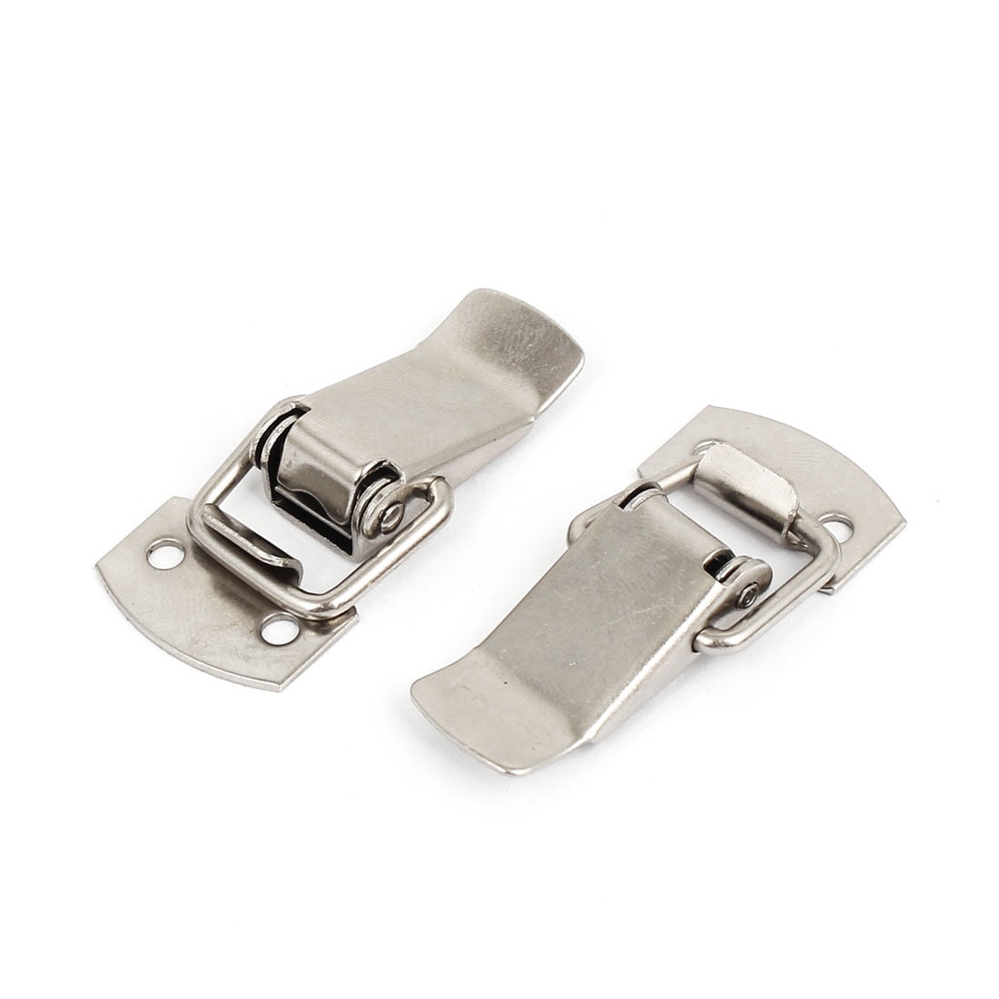 Uxcell Spring Loaded Toggle Latch Catch Clamp for Suitcase Chest Trunk (Silver, 2 Pack) r7vxb