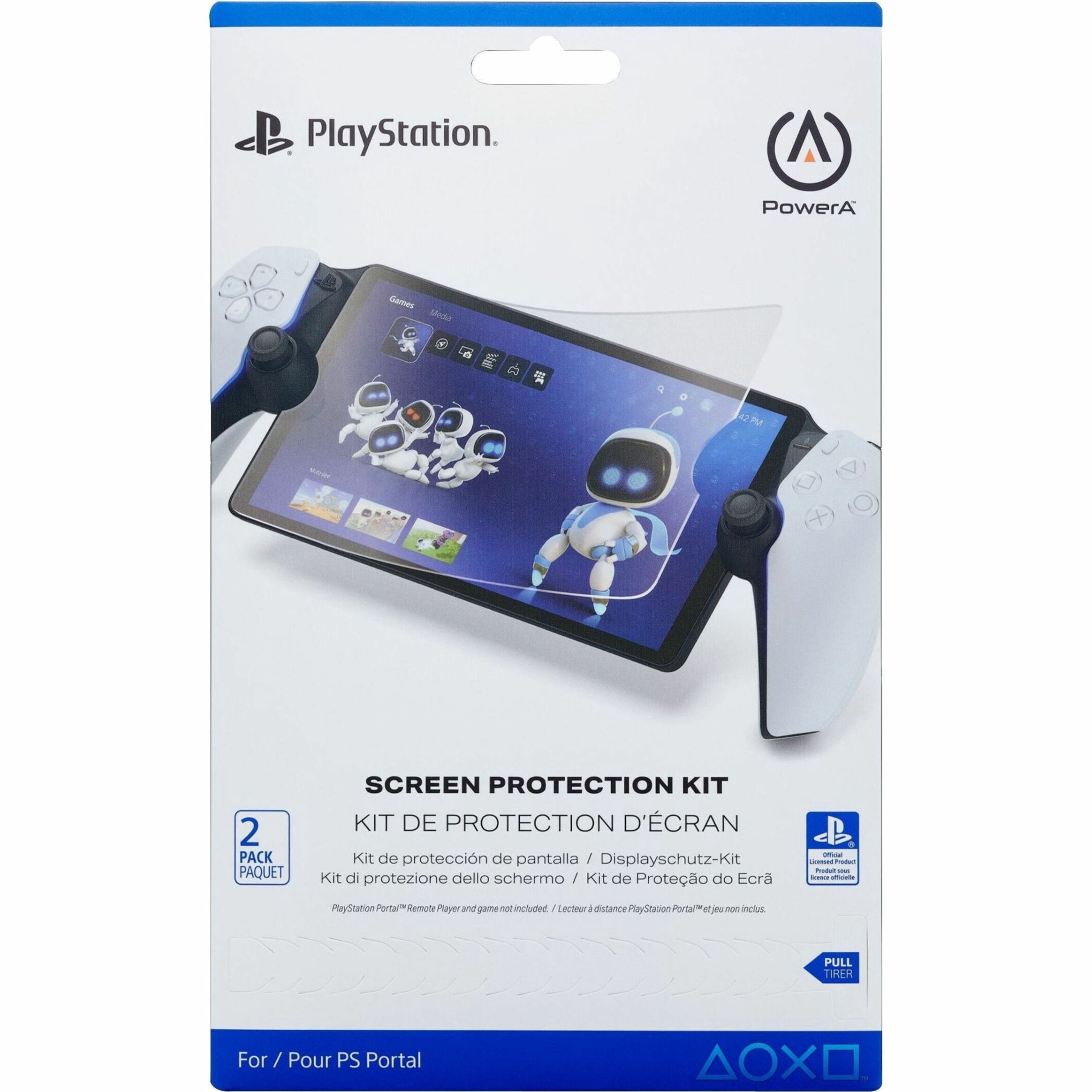 PowerA Screen Protection Kit for PlayStation Portal Remote Player (Clear, 1 Pack) qshzh