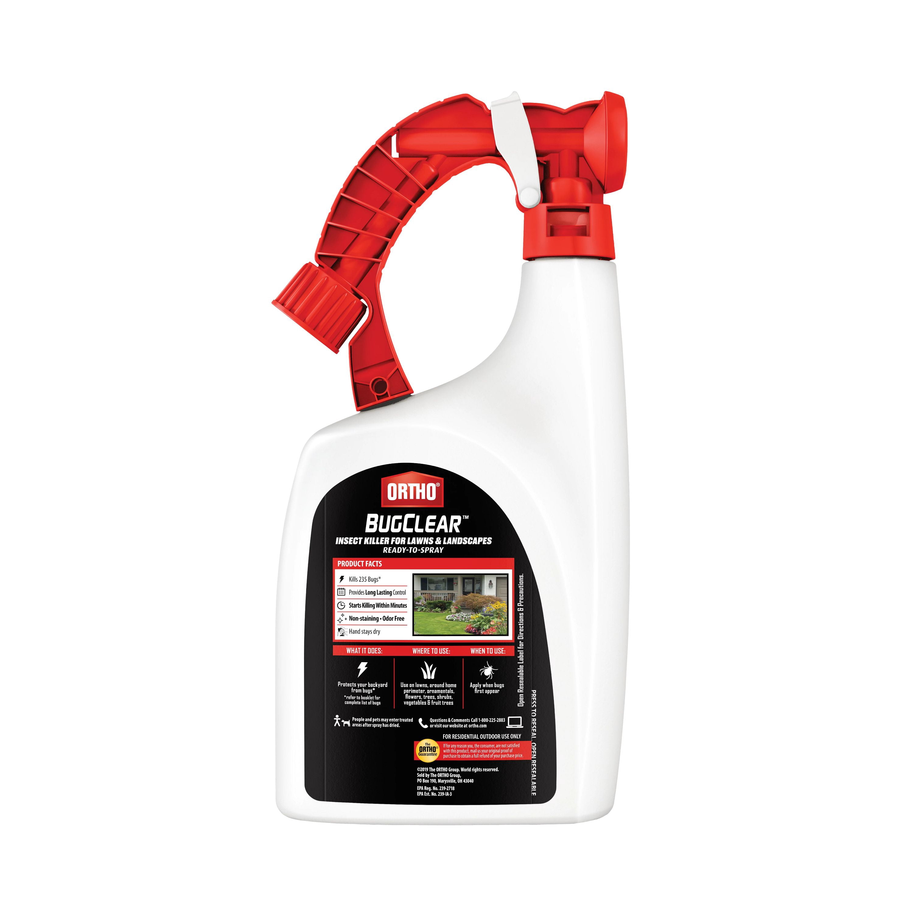 Ortho BugClear Insect Killer for Lawns and Landscapes, Fast-Acting Outdoor Pest Control (32 oz) i0cbc