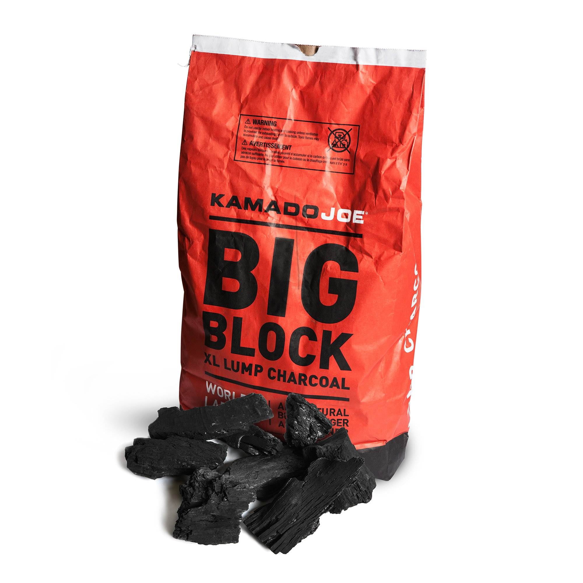 Kamado Joe Big Block XL Natural Lump Charcoal (Black, 20 lb) ox2b0