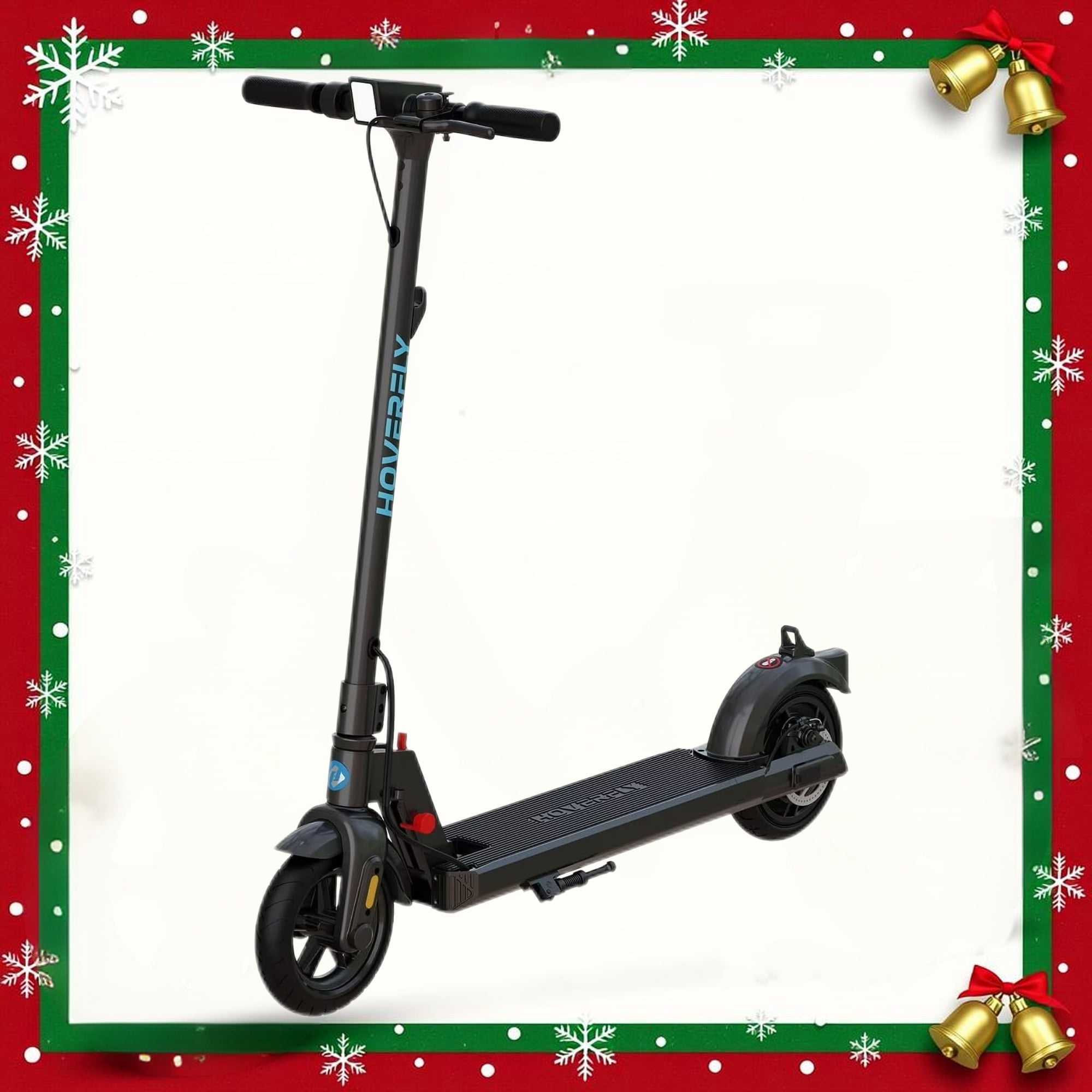 HOVERFLY X1 Electric Scooter for Adults, Foldable Commuter Scooter with LED Display and 8.5 in Anti-Flat Tires (Black, 35 lb) 1n7dt
