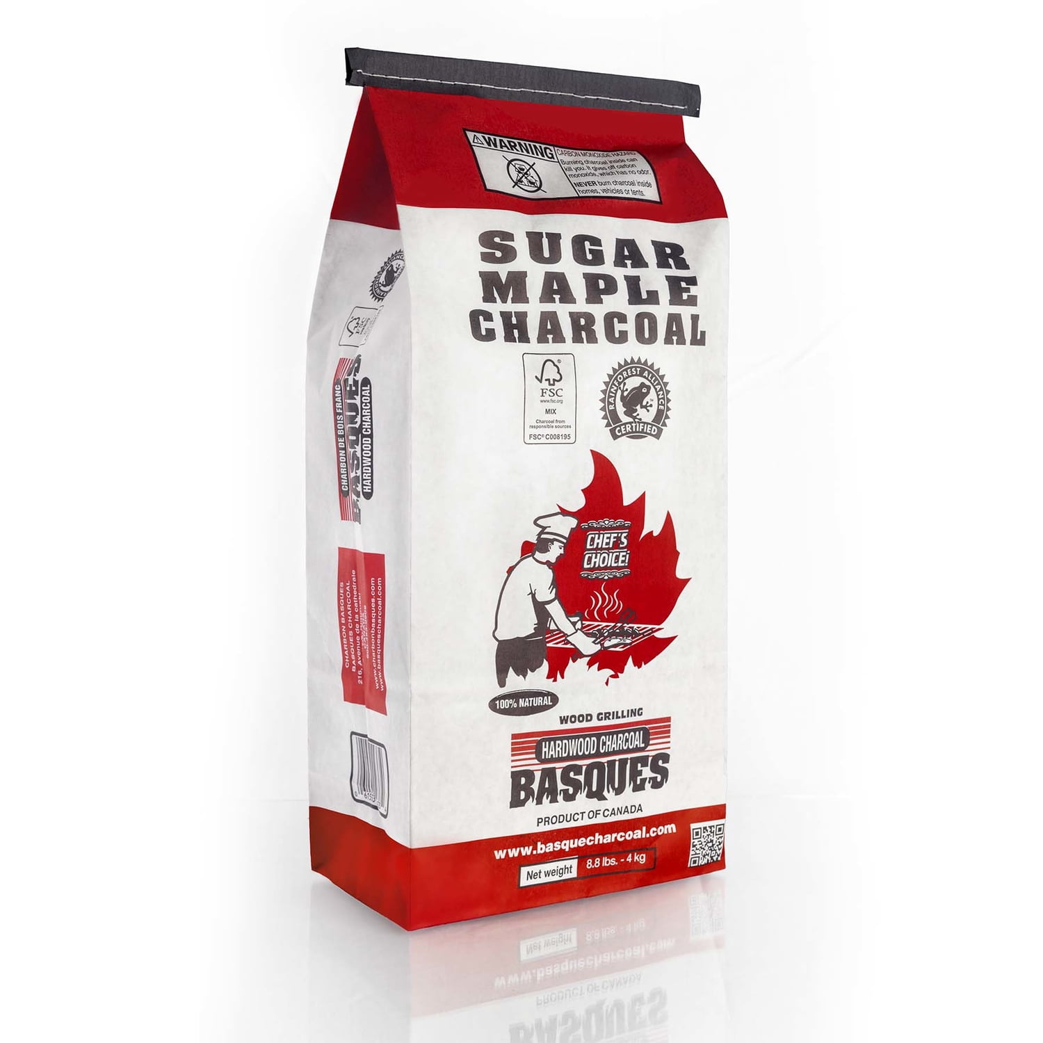 Basques All Natural Sugar Maple Lump Charcoal (Hardwood, 8.8 lb) djq92