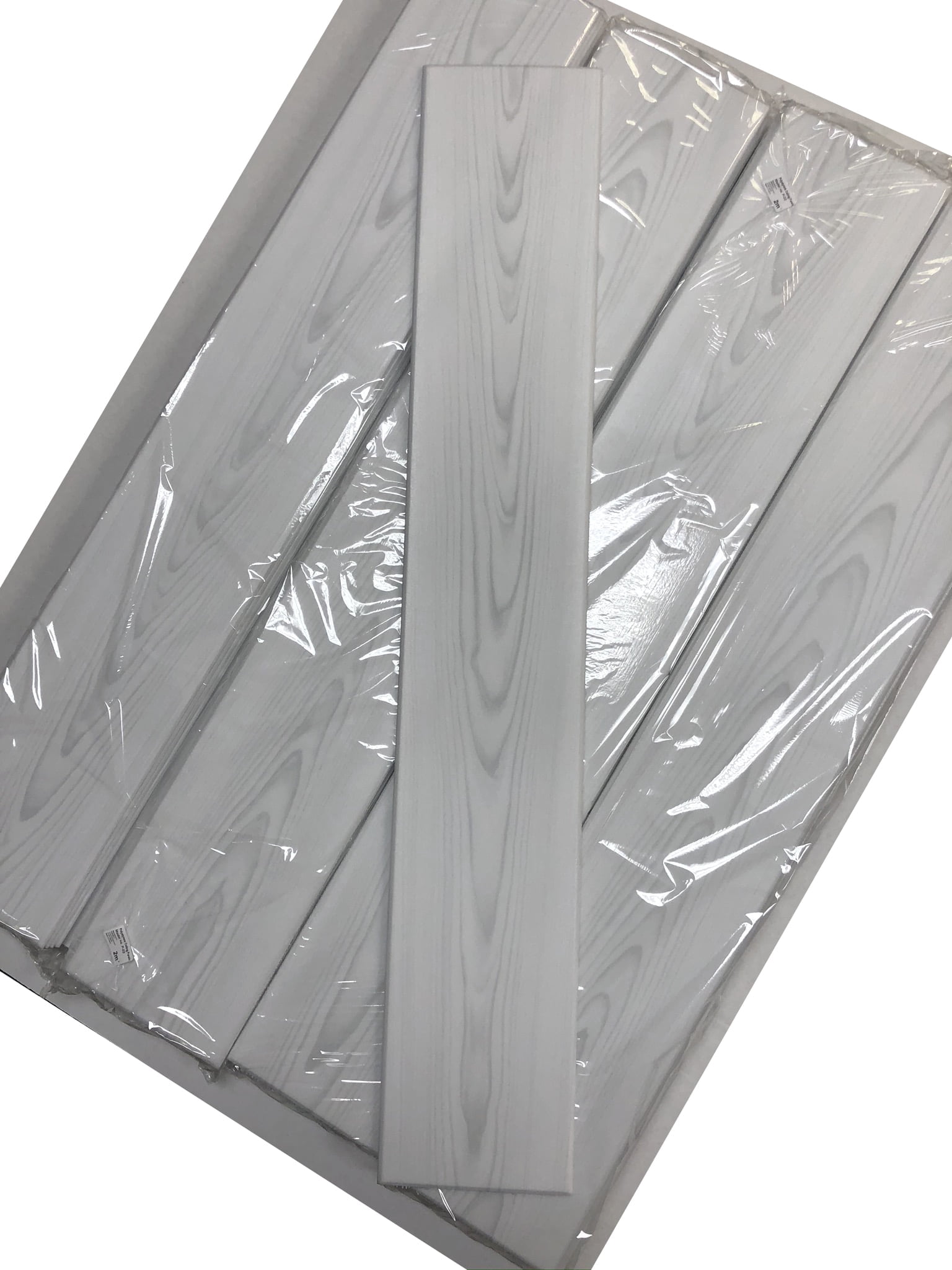 Antique Ceilings Foam Ceiling Planks Wood-Grain Finish (Silver Birch, 48-Pack, 84 sq ft) fk09x