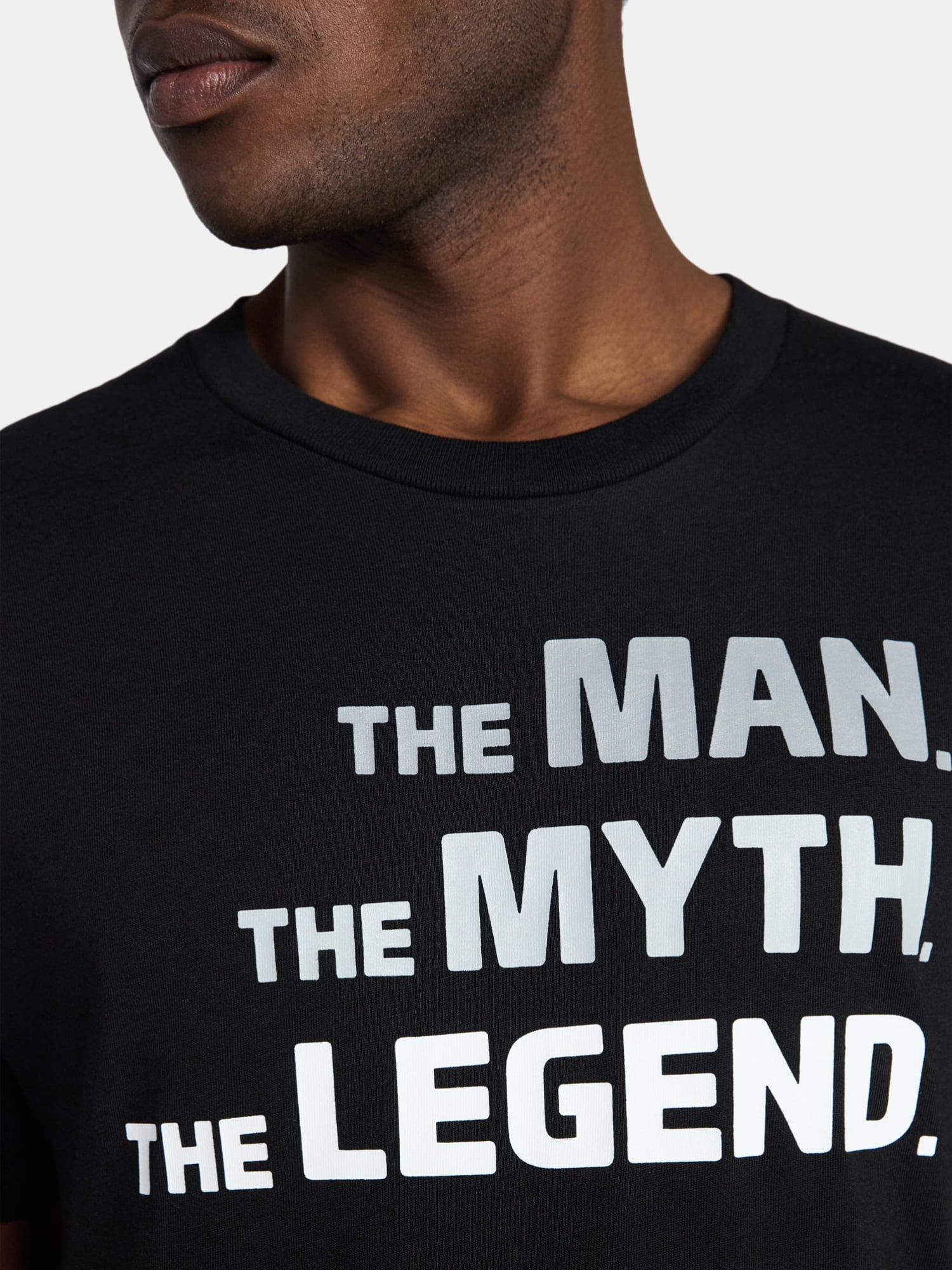 Way To Celebrate Men's Dad Myth Legend Graphic Tee (Black, XS-5XL) 3yl6v