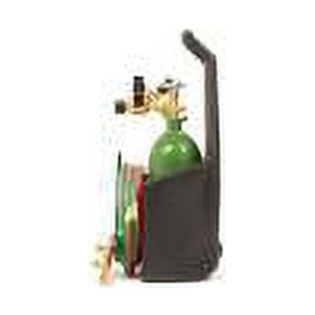 Lincoln Electric Port-A-Torch Welding and Cutting Kit with Oxygen and Acetylene Tanks (Black, 12 ft Hose) whf6q
