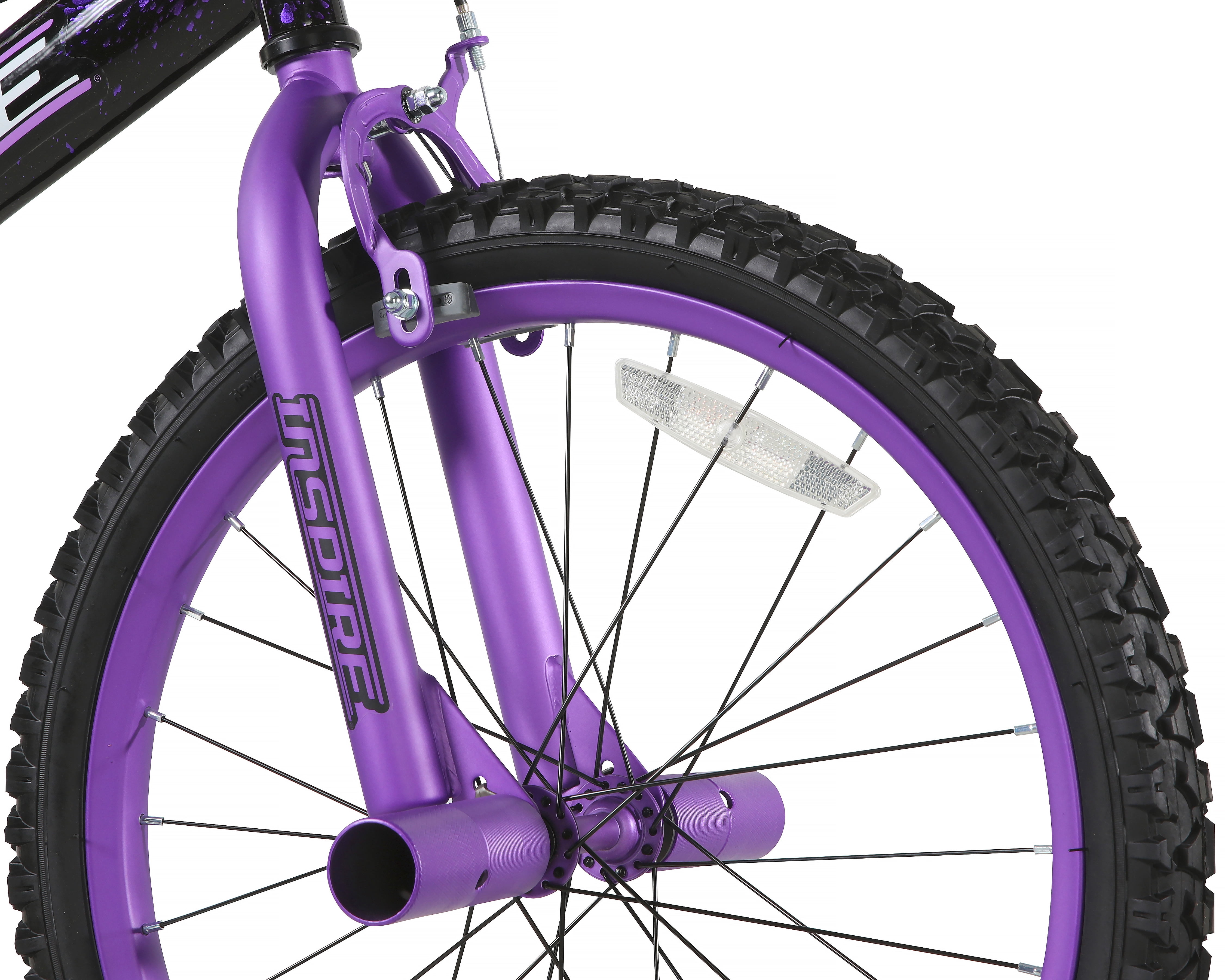 Dynacraft Inspire Girls BMX Bike with Freestyle Pegs (Black, 20 in) 7jlq5