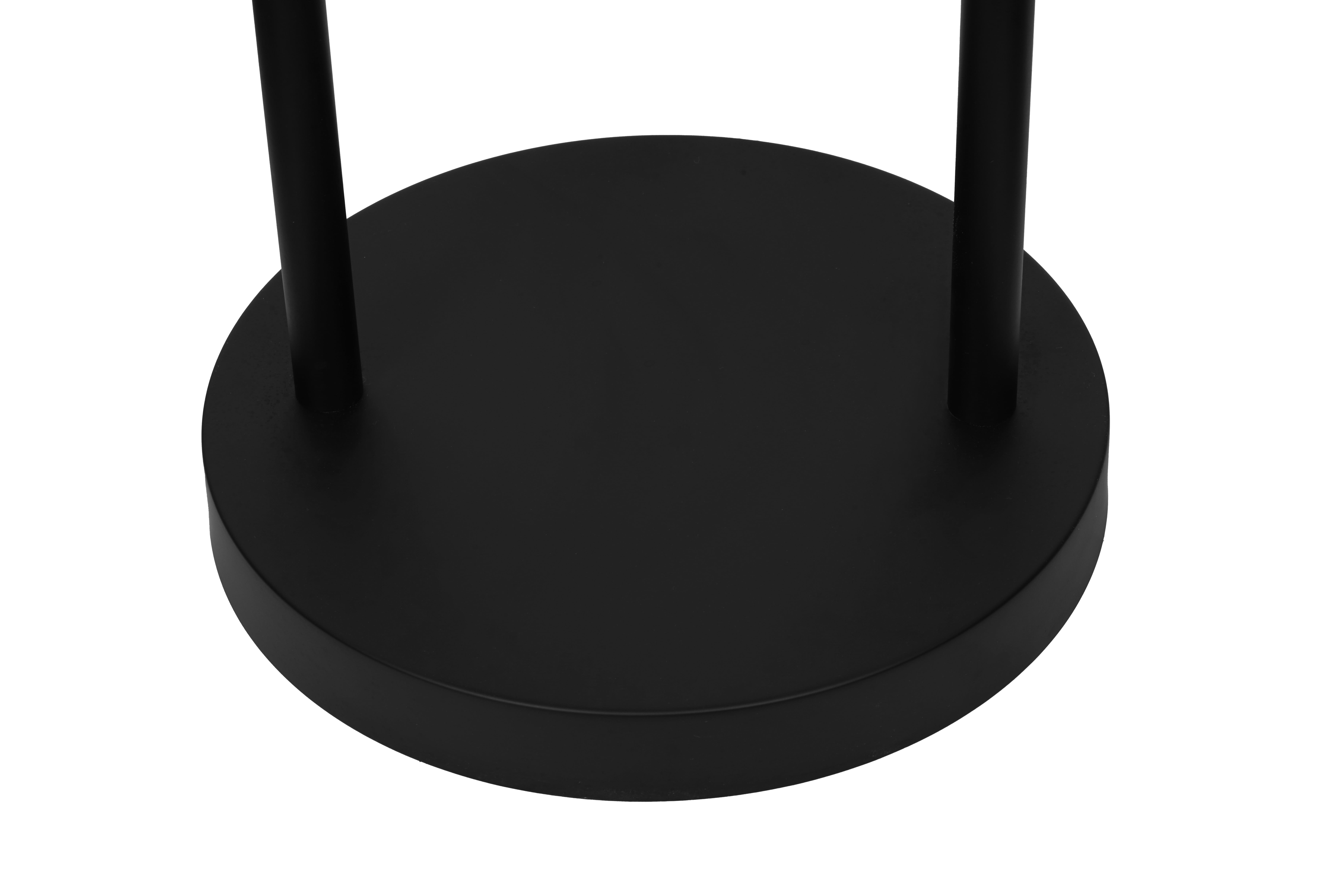Mainstays Dual Pole Arch Metal Floor Lamp with Fabric Drum Shade (Black, 64 in) cbgb1