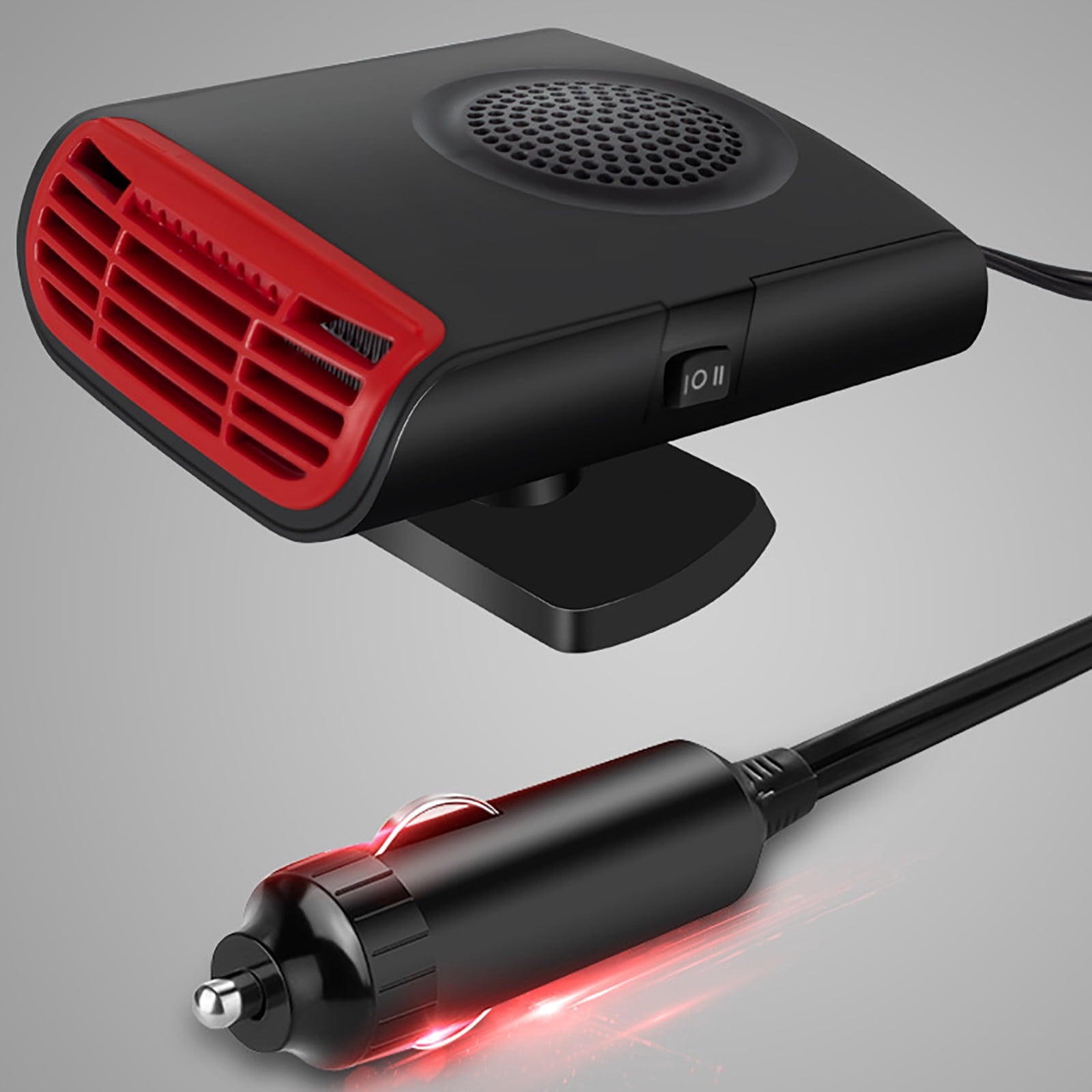 ZFYXGS Portable Car Heater and Windshield Defroster, 12V Electric Heating Fan for Vehicle Interior (Black) qv3yi