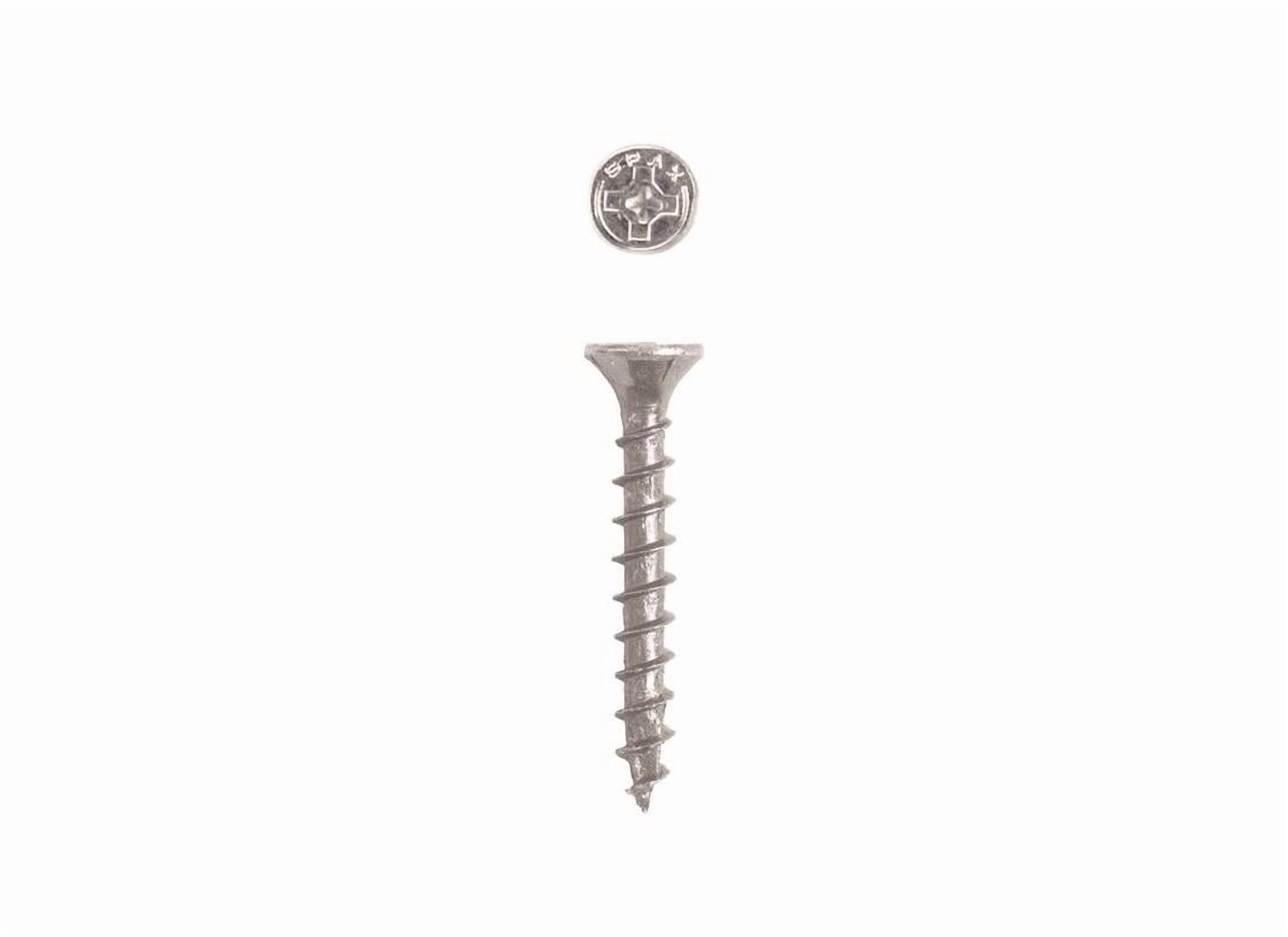 SPAX Multi-Purpose Flat Head Screws, Zinc-Plated Steel, Self-Tapping (Silver, 40 Pack, 1 in) ba2a6