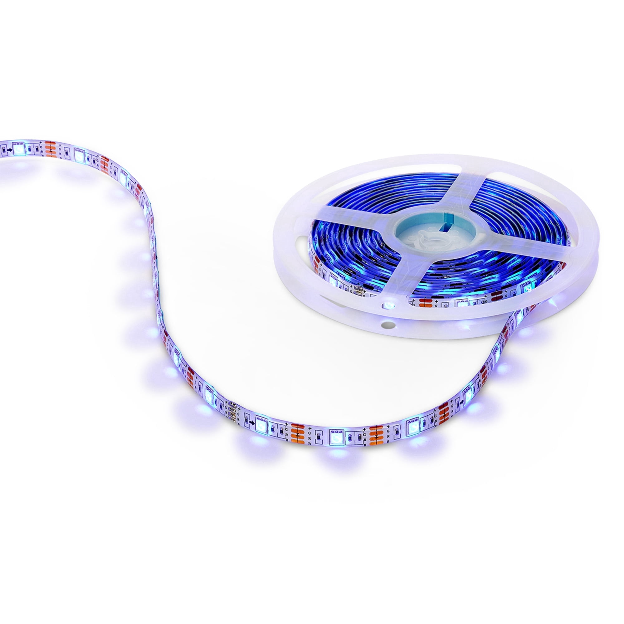 PowerA Lumectra RGB LED Light Strip for Gaming Setup with Remote Control (Multicolor, 18 ft.) a7wqa