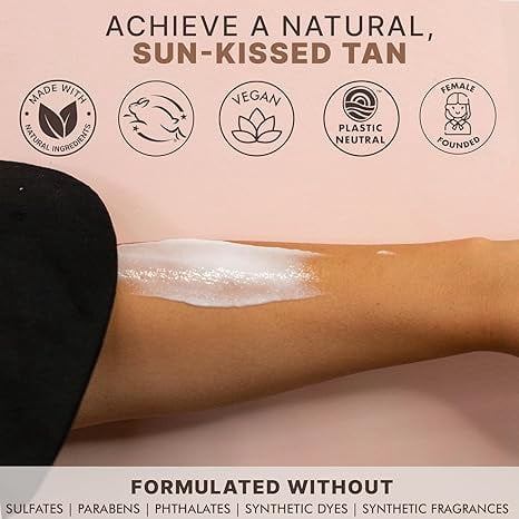 Beauty by Earth Self Tanner Lotion with Application Kit (Natural Sunless Tanning, 7.5 fl oz) c6zwb