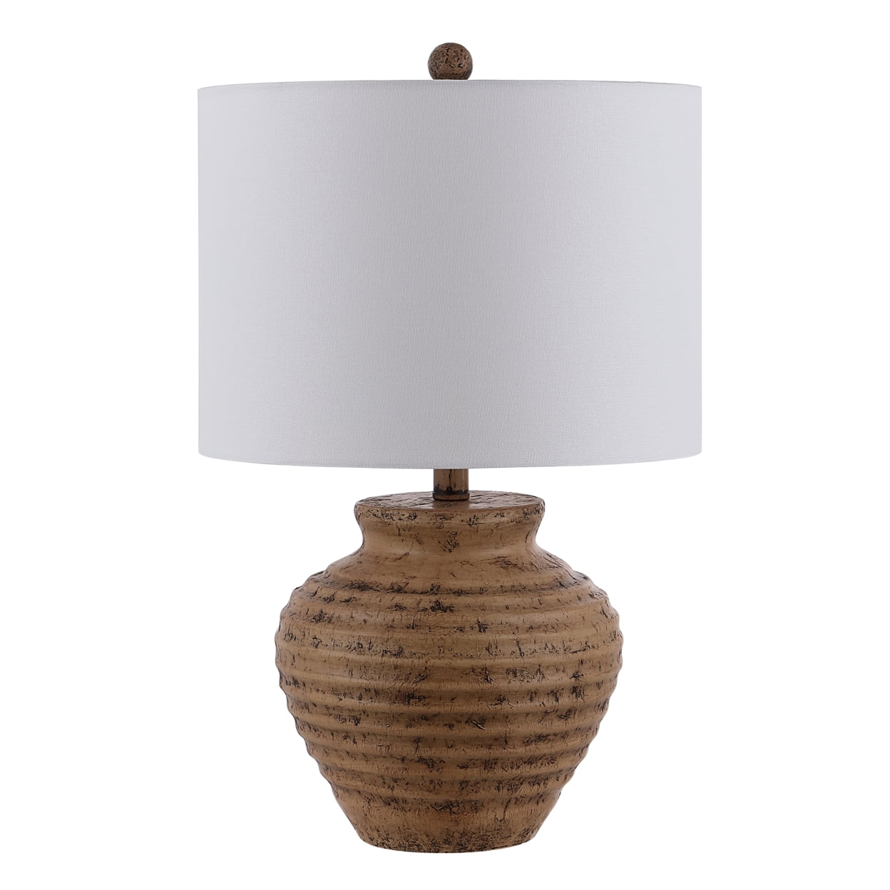 Safavieh Kamryn Textured Resin Table Lamp (Brown, 23 in) idaxi