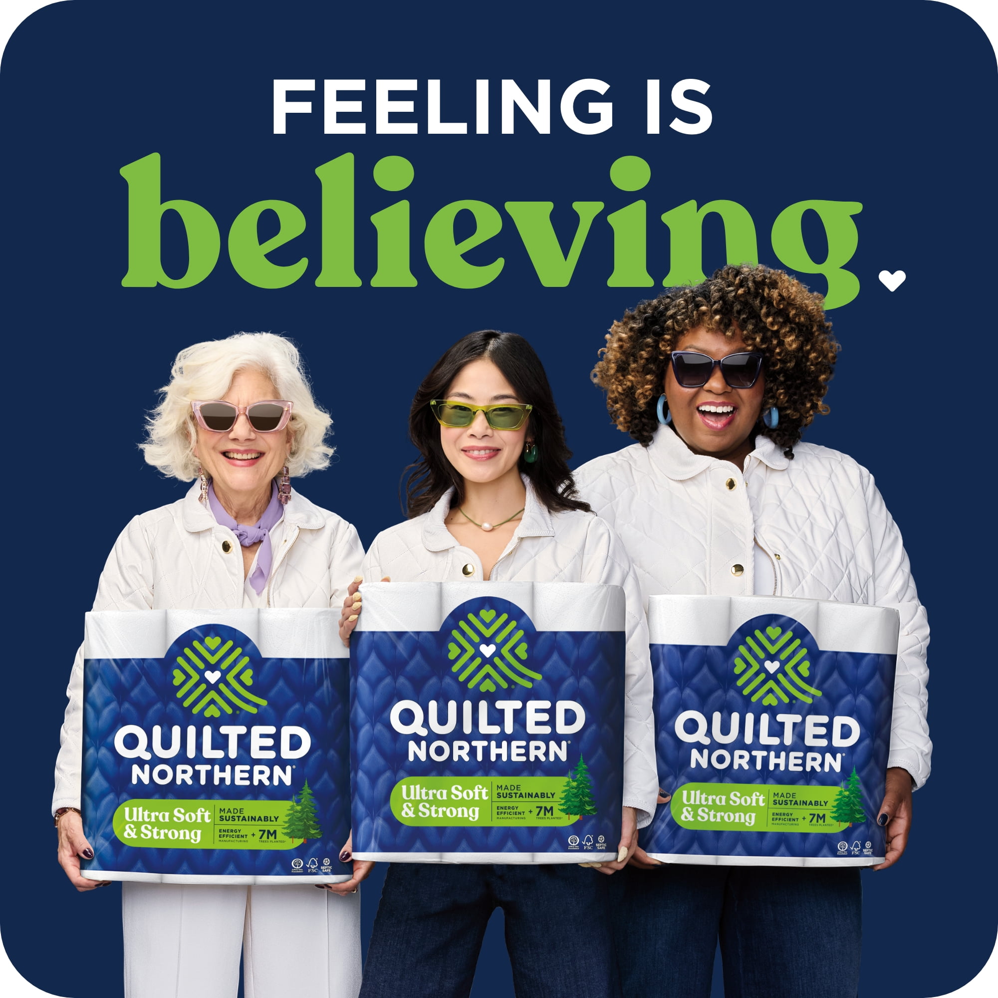 Quilted Northern Ultra Soft & Strong 2-Ply Toilet Paper (White, 12 Mega Rolls) 0wvwu