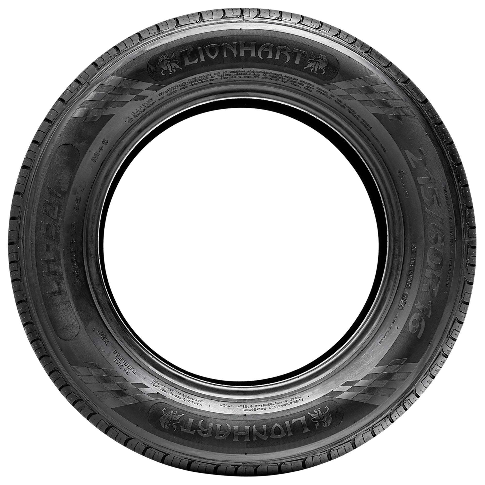 Lionhart LH-501 All Season Passenger Tire (Black Sidewall, 185/65R15) geq6d