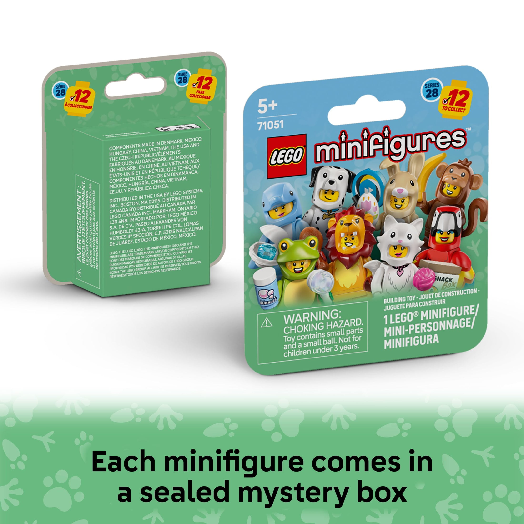 LEGO Minifigures Animal Series 28 Collectible Mystery Character Toy (1 Pack) 0ui2d
