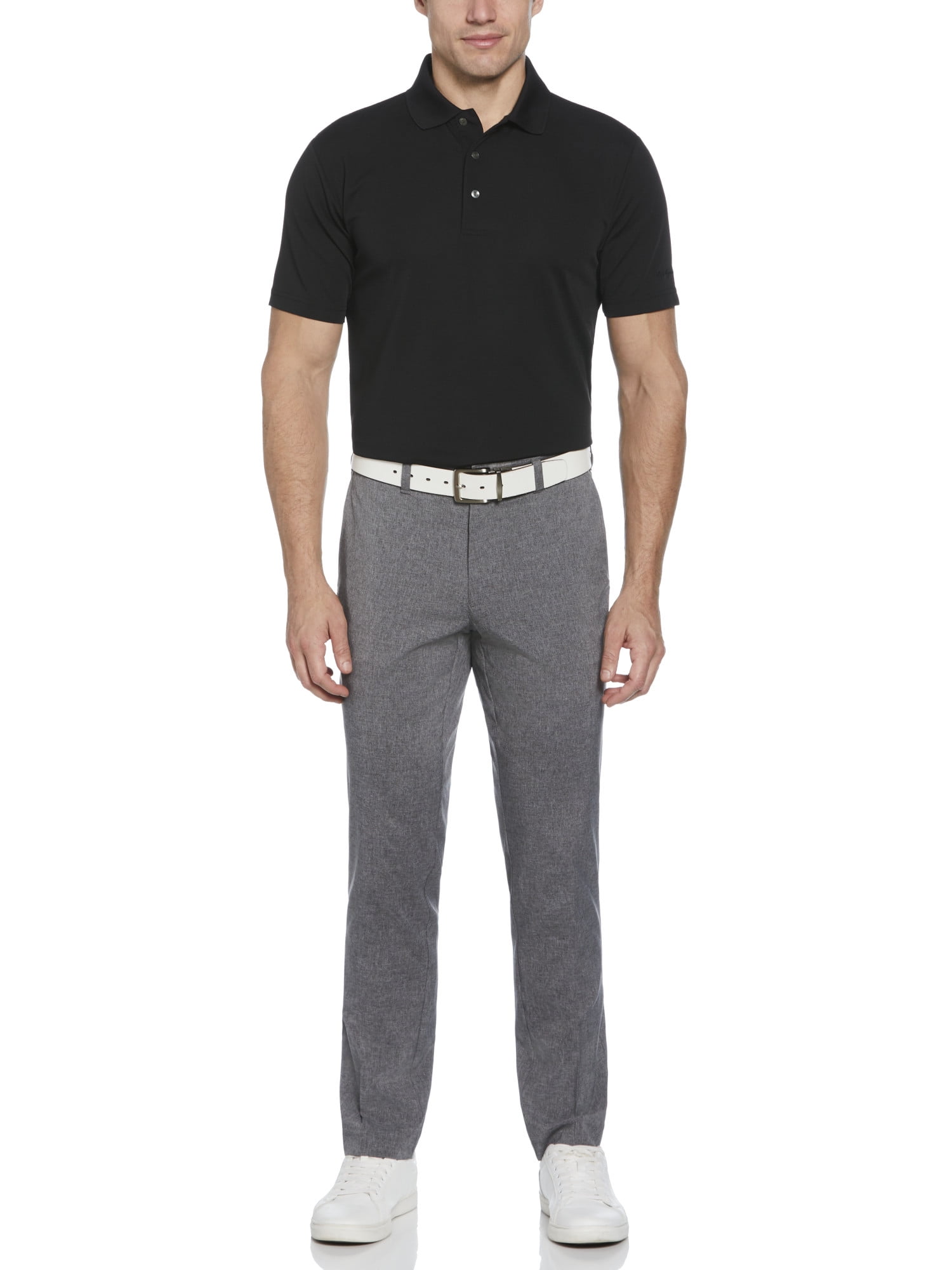 Ben Hogan Men's Performance Golf Pants Active Flex Waistband 4-Way Stretch (Grey, 32x32) p2q5m