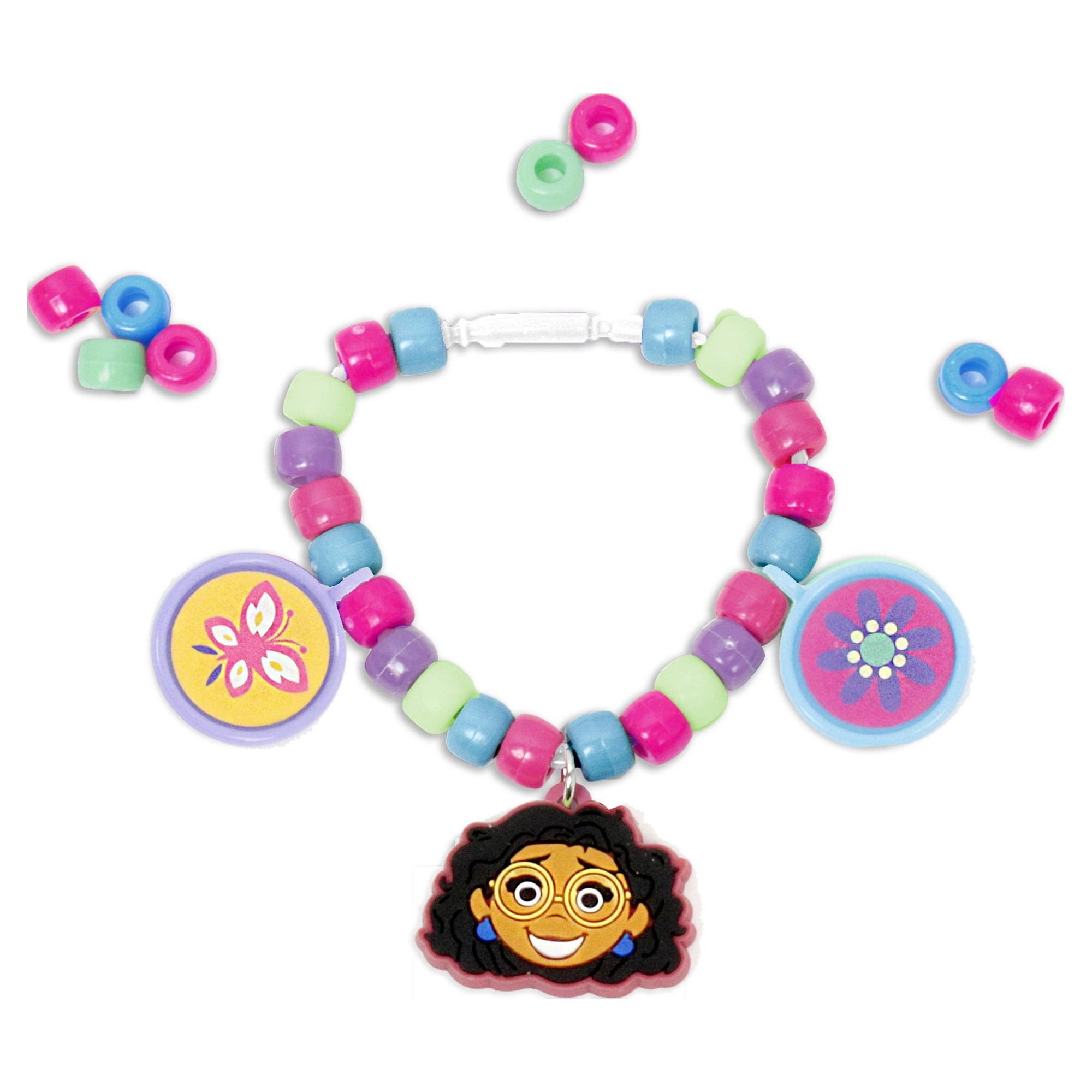 Disney Encanto Bead Bracelet DIY Jewelry Making Activity Kit (Multicolor, 1 Pack) kr1kt